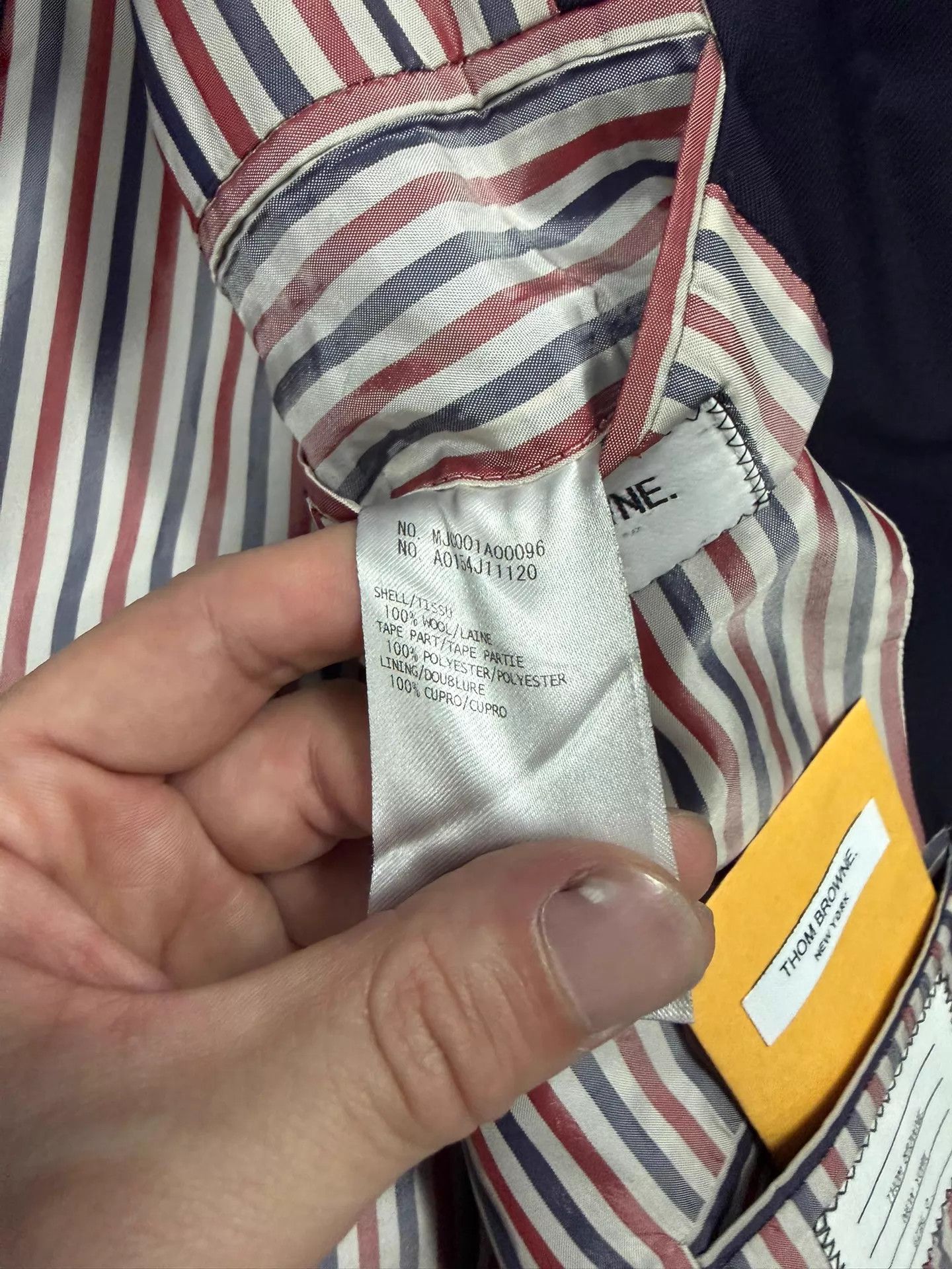 Thom Browne Thom Browne Men's Classic Navy Gold Button Suit Size US XS / EU 42 / 0 - 5 Thumbnail