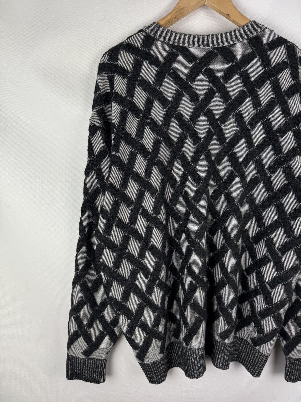 Carlo Colucci Carlo Colucci Cotton Wool Knitted Crewneck Sweater Pullover Size US XL / EU 56 / 4 - 14 Thumbnail