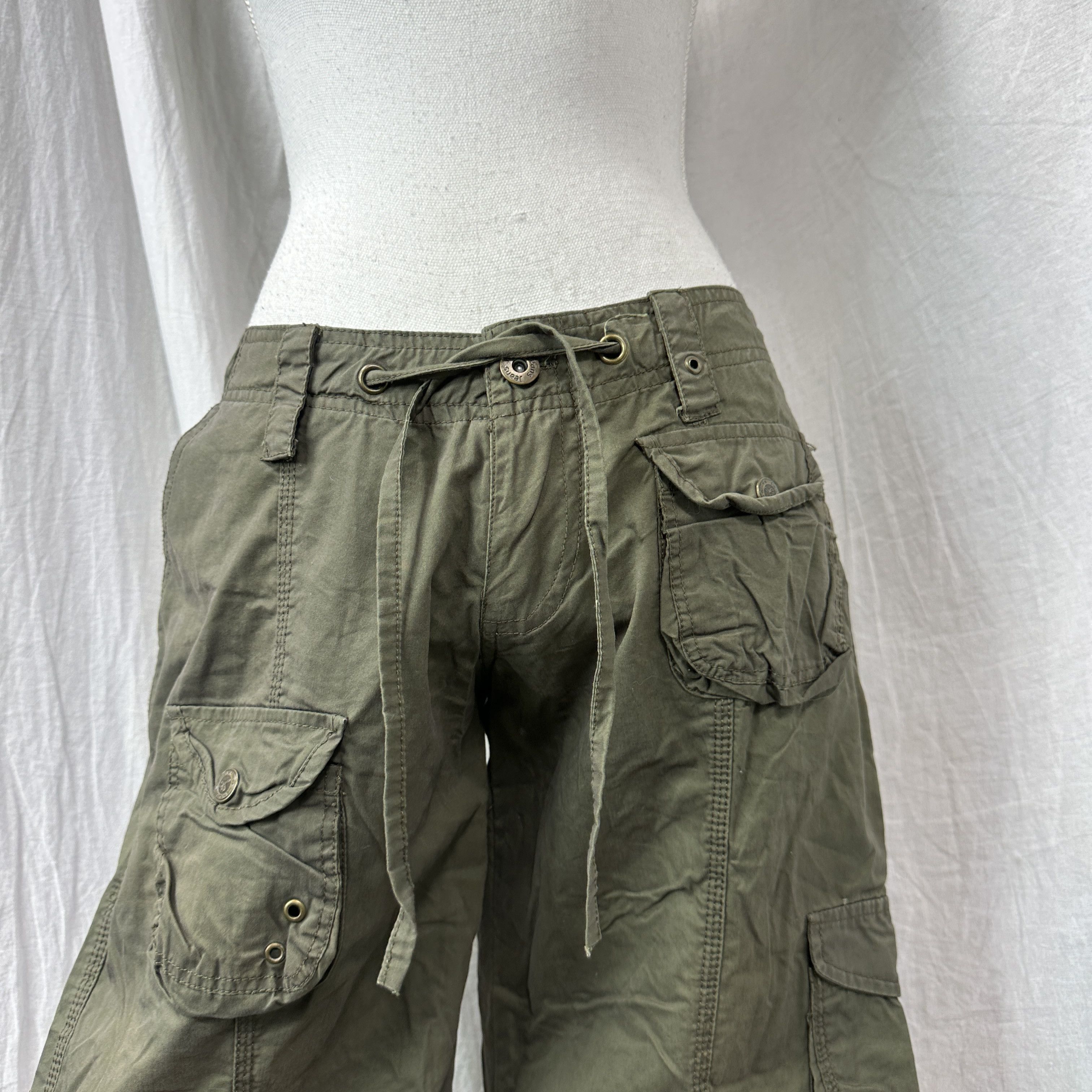 Vintage Vintage Streetwear Cargo Military Styled Pants 00s Size US 31 - 3 Thumbnail