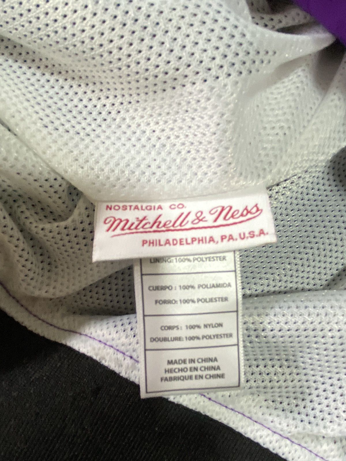 Mitchell & Ness Mitchell & Ness Raptor jacket size XL, black purple, used Size US XL / EU 56 / 4 - 12 Thumbnail