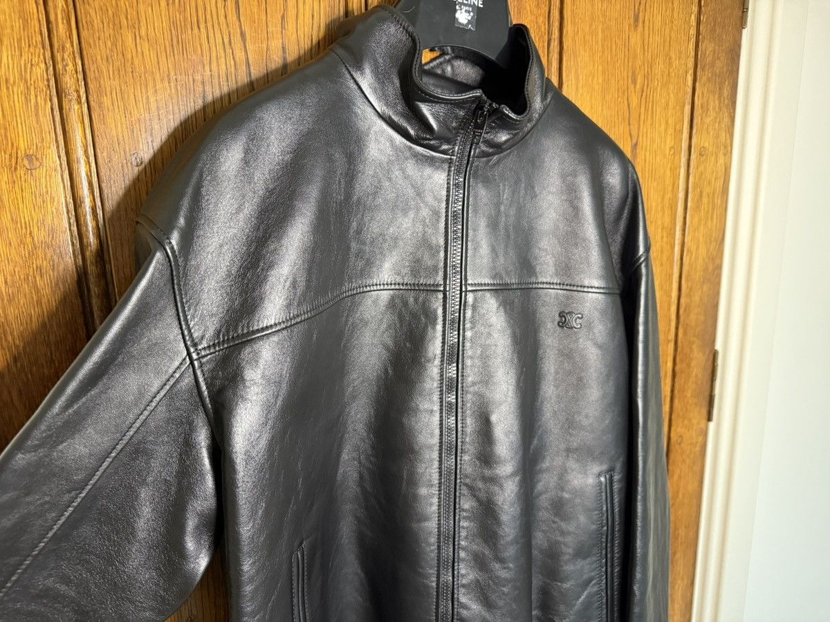 Celine FW24 Celine logo Triomphe leather tracksuit jacket 54 Hedi Size US L / EU 52-54 / 3 - 14 Thumbnail