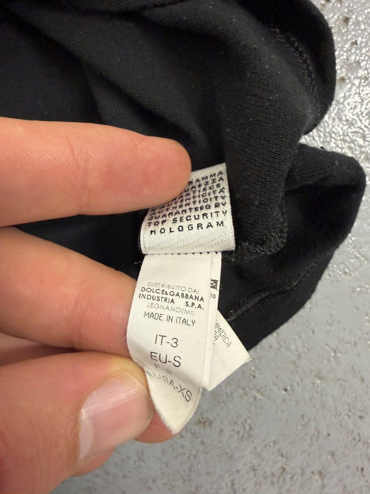 Dolce & Gabbana Vintage 00s Dolce & Gabbana The Strip Goes On T-Shirt Size US S / EU 44-46 / 1 - 7 Thumbnail