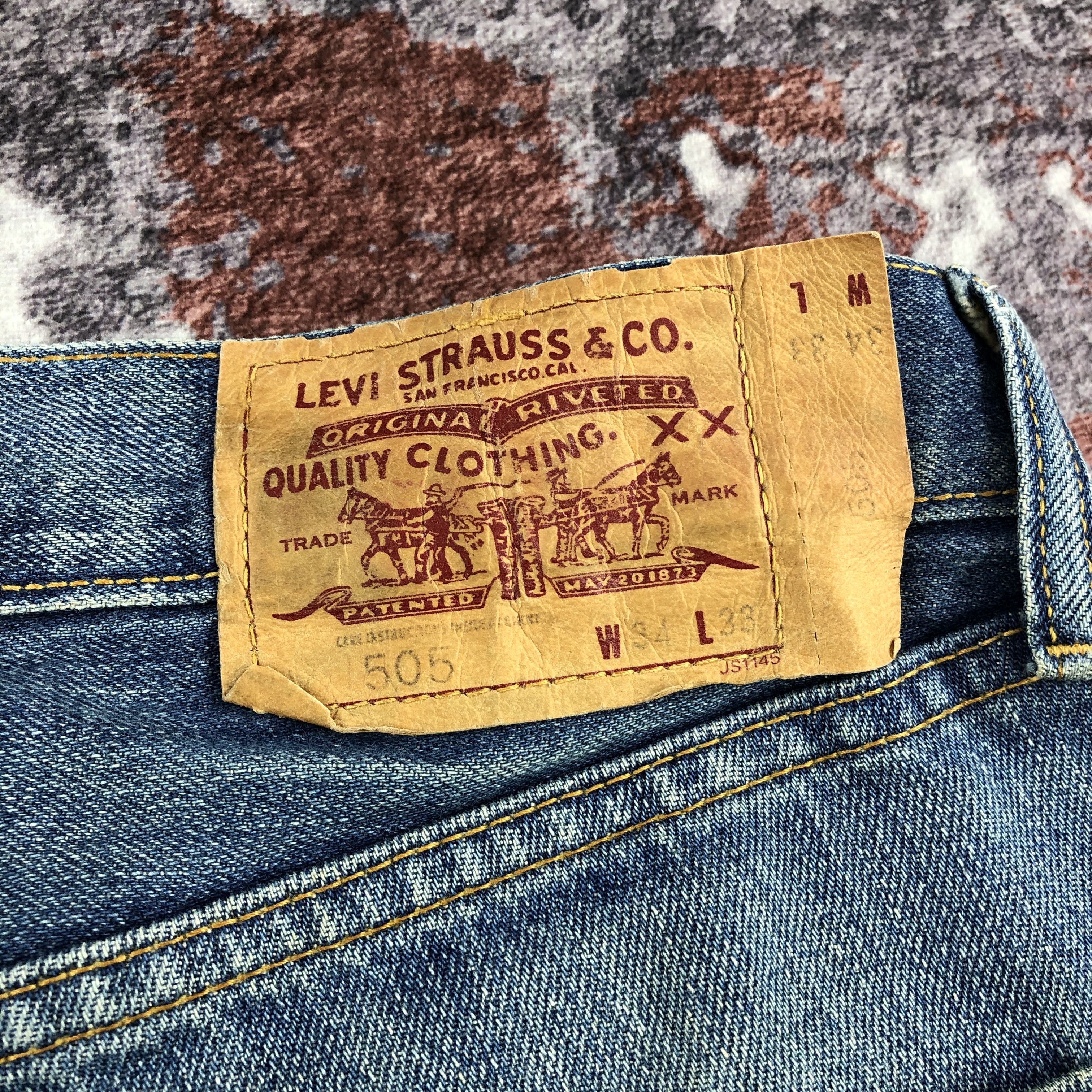 Levi's × Vintage 90s Vintage Blue Wash Levis 505 Jeans-JM2425 Size US 36 / EU 52 - 6 Thumbnail
