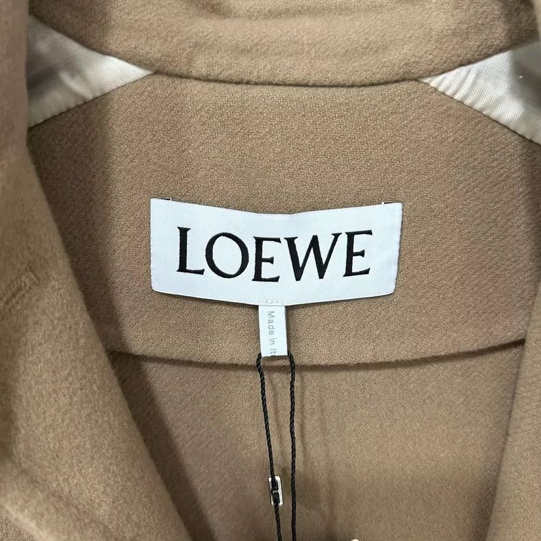 Loewe LOEWE Apricot fur and wool coat Size XXS / US 00 / IT 34 - 6 Thumbnail