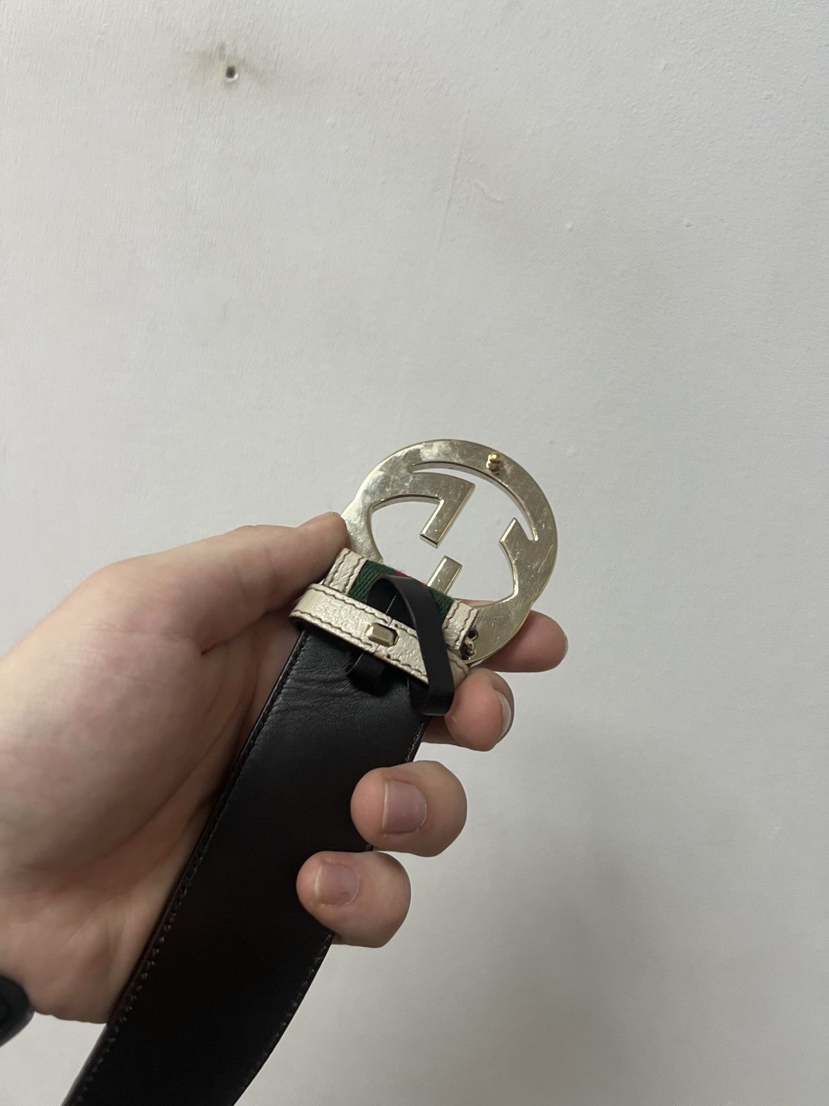 Gucci Gucci Belt Leather Unisex Luxury Size ONE SIZE - 10 Thumbnail