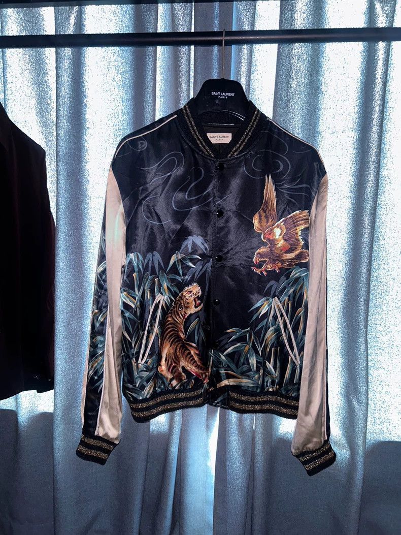 Hedi Slimane Saint Laurent 2016SS Tiger Eagle Jacket- Size US L / EU 52-54 / 3 - 1 Thumbnail