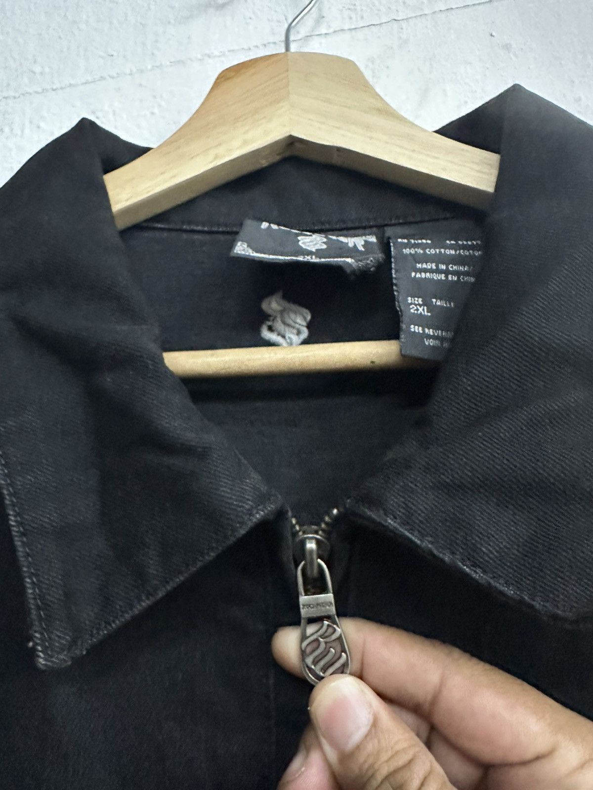 Rocawear Y2K JAYZ ROCAWEAR TRIPLE BLACK DENIM Jacket Size US XXL / EU 58 / 5 - 9 Thumbnail