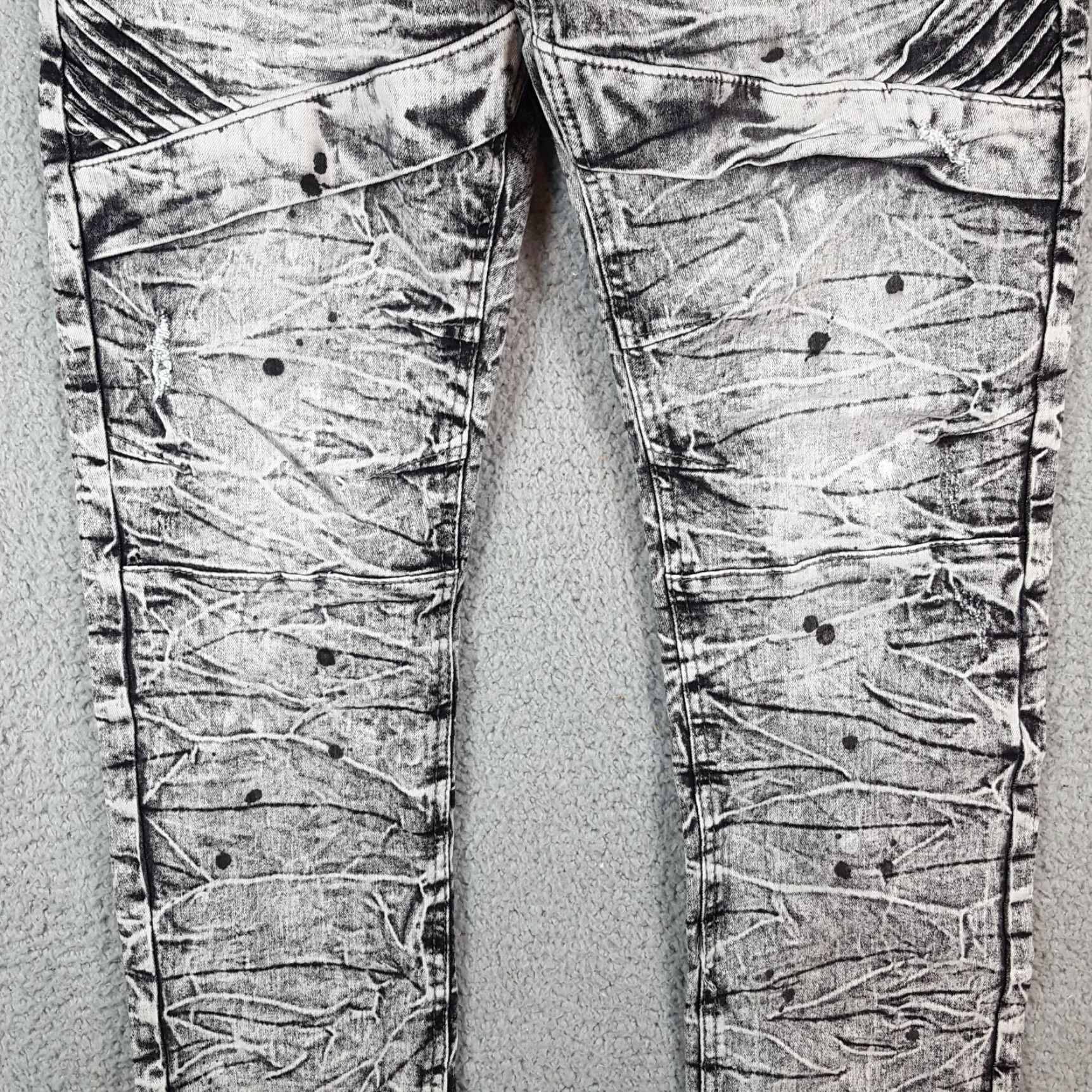 Southpole Vintage Southpole Y2K Acid Wash Skinny Jeans Men’s Size 36x30 Denim Goth Skater 90s 2000s Size US 36 / EU 52 - 3 Thumbnail