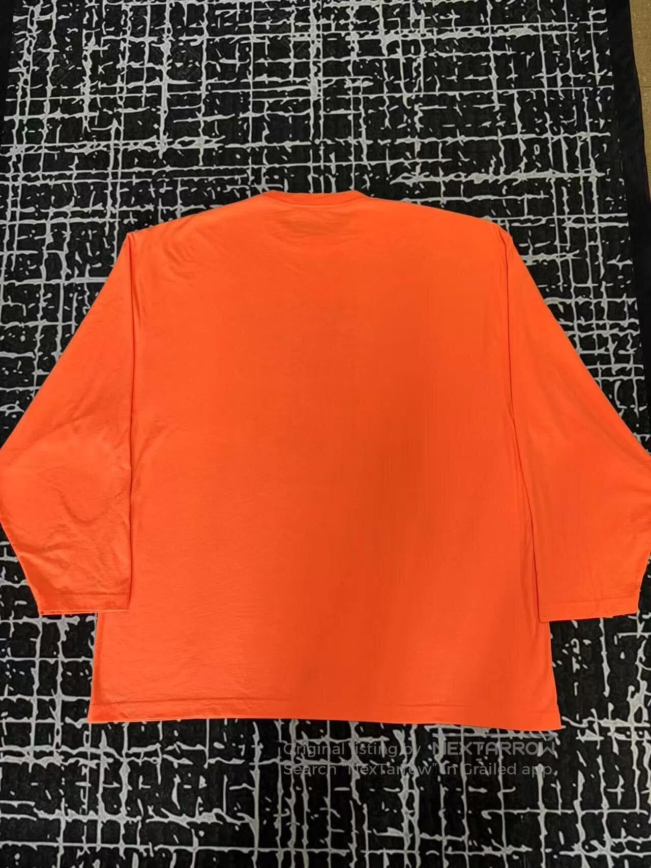Balenciaga Balenciaga Logo Print Orange Sweatshirt. Size US L / EU 52-54 / 3 - 2 Thumbnail