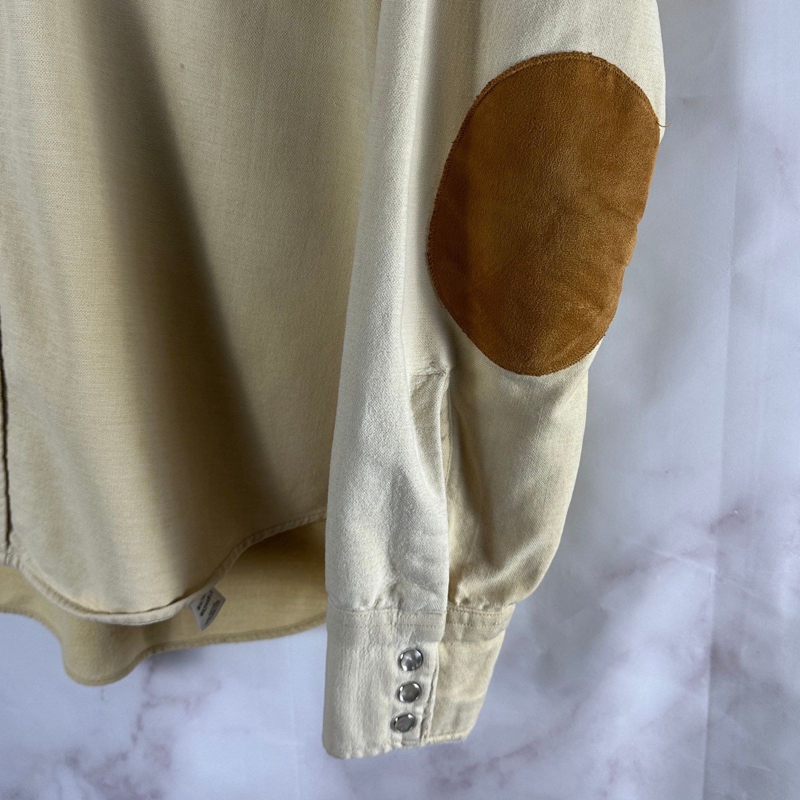Vintage Vintage Duxbak Western Pearl Snap Shirt Size US L / EU 52-54 / 3 - 3 Thumbnail
