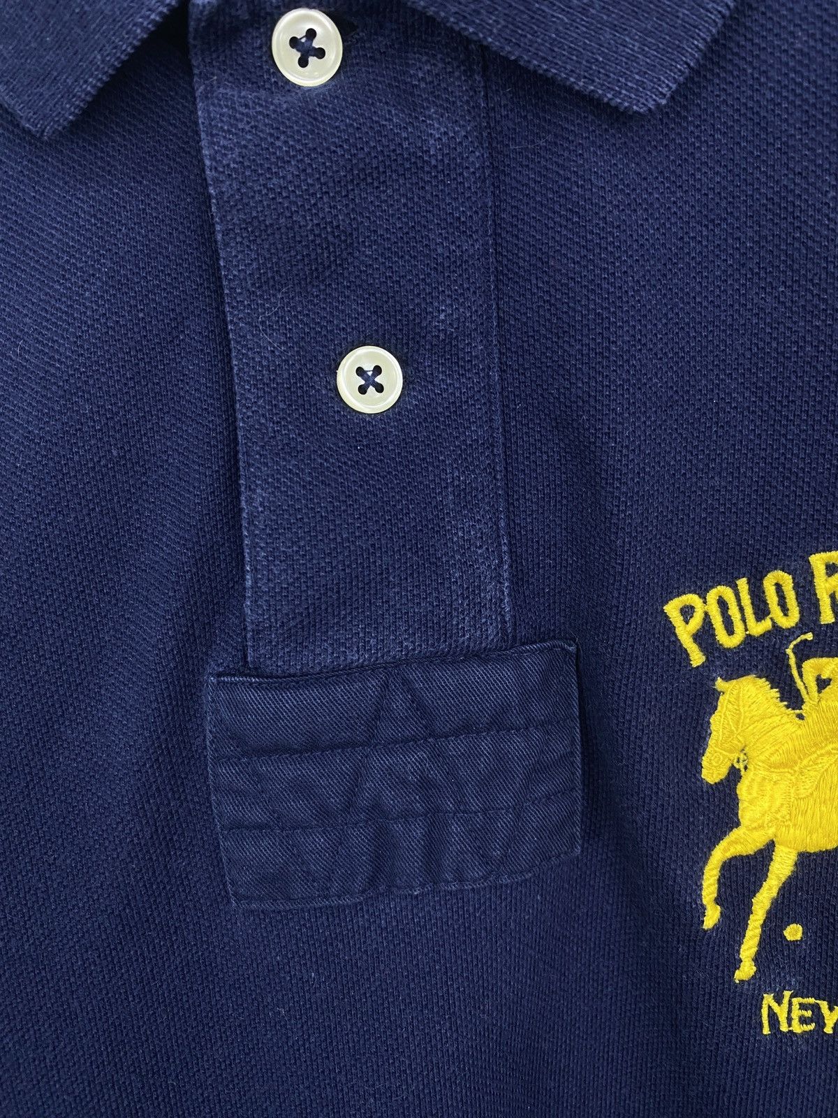 Polo Ralph Lauren 🇺🇸 Vintage 90s Polo Ralph Lauren New York Polo Long Sleeve Size US L / EU 52-54 / 3 - 9 Thumbnail