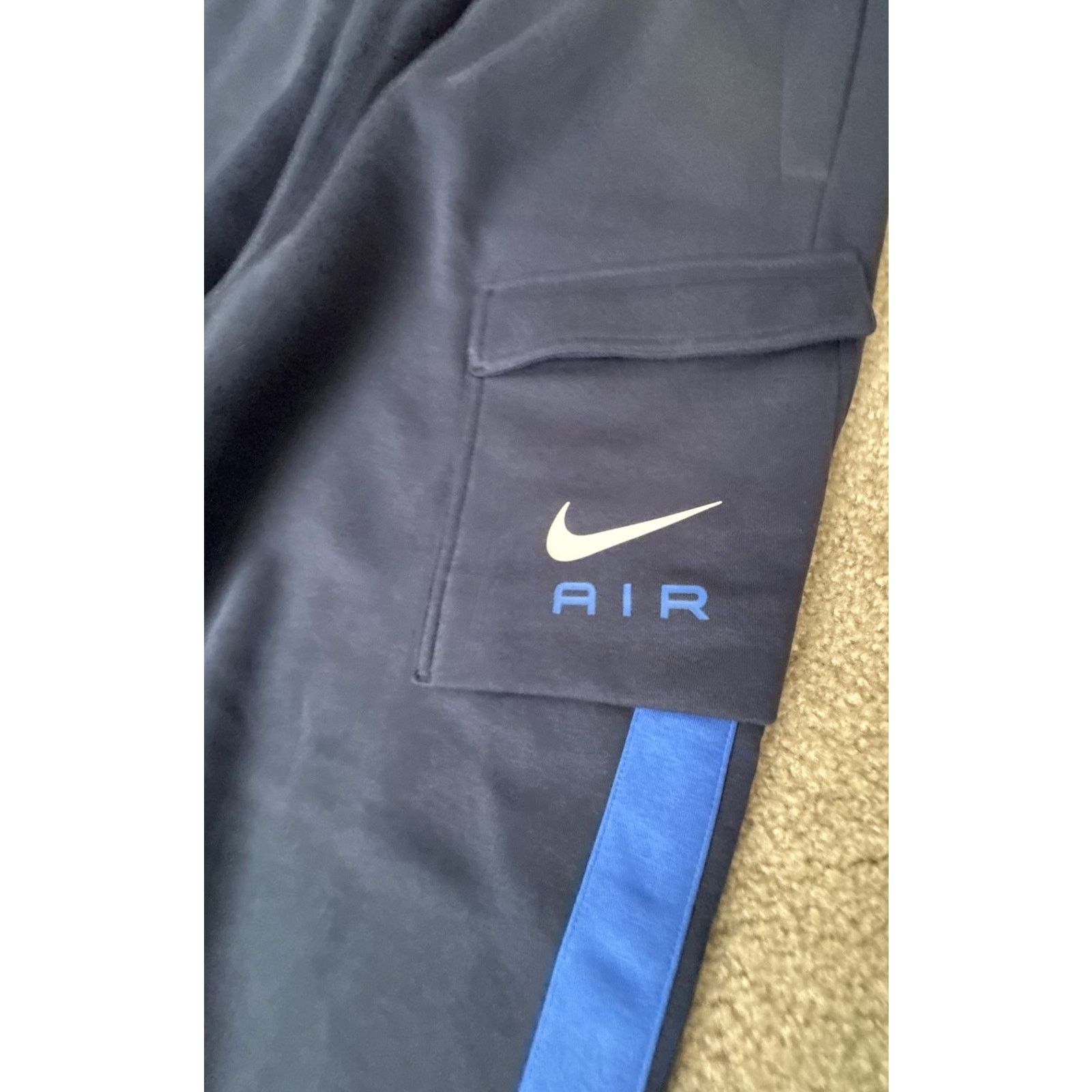 Nike Nike Air Cargo Jogger Pants Men XXL Navy Blue Sweatpants NWT Size US 40 / EU 56 - 2 Thumbnail