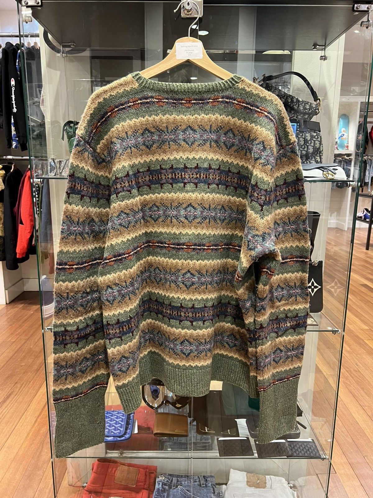 Polo Ralph Lauren Polo Ralph Lauren Hand Knit Wool Sweater Size US XXL / EU 58 / 5 - 4 Thumbnail