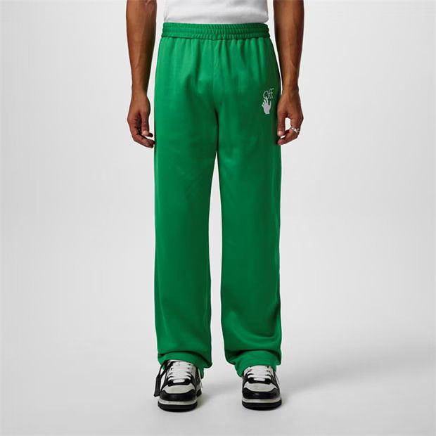Off-White o1gr1nt0325 Hand Off Slim Trackpant in Green Size US 30 / EU 46 - 3 Thumbnail