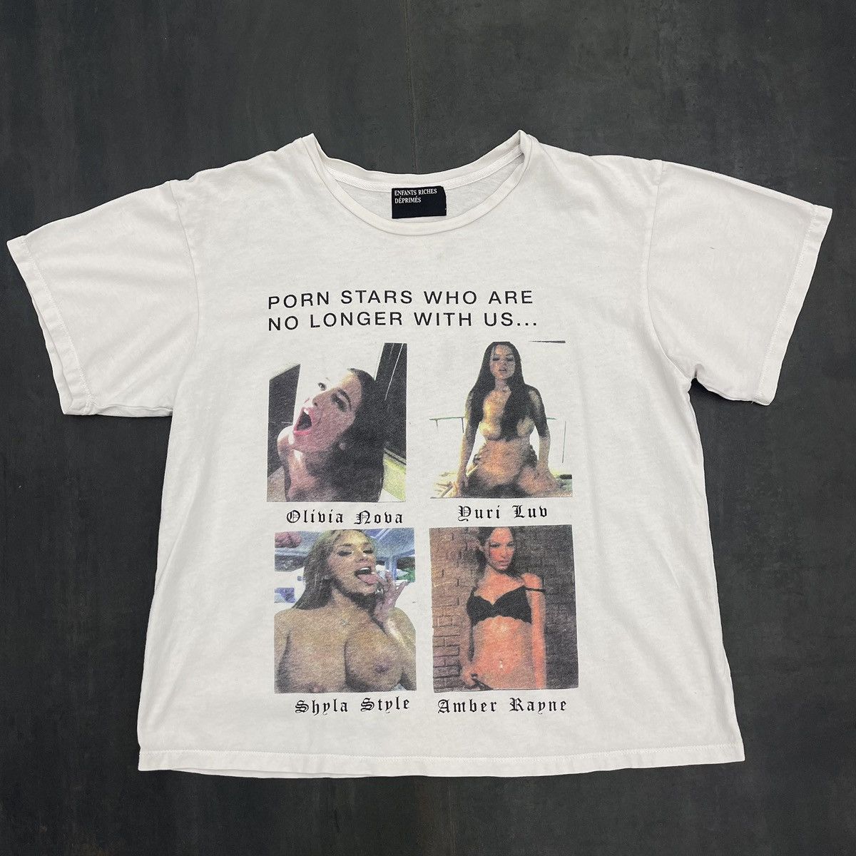 Enfants Riches Deprimes ENFANTS RICHES DÉPRIMÉS DEAD PORNSTAR TEE | Grailed