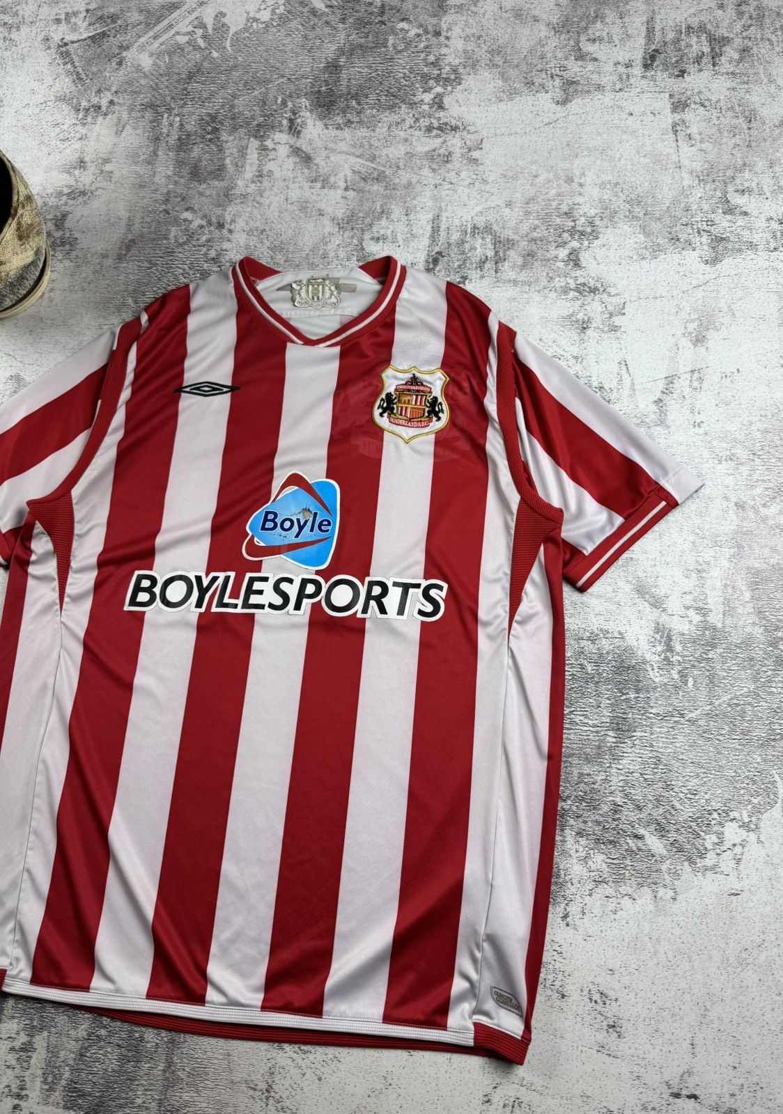 Umbro Sunderland 2009/2010 Home Soccer Umbro Football Jersey Blockcore T Shirt Tee Size US L / EU 52-54 / 3 - 3 Thumbnail