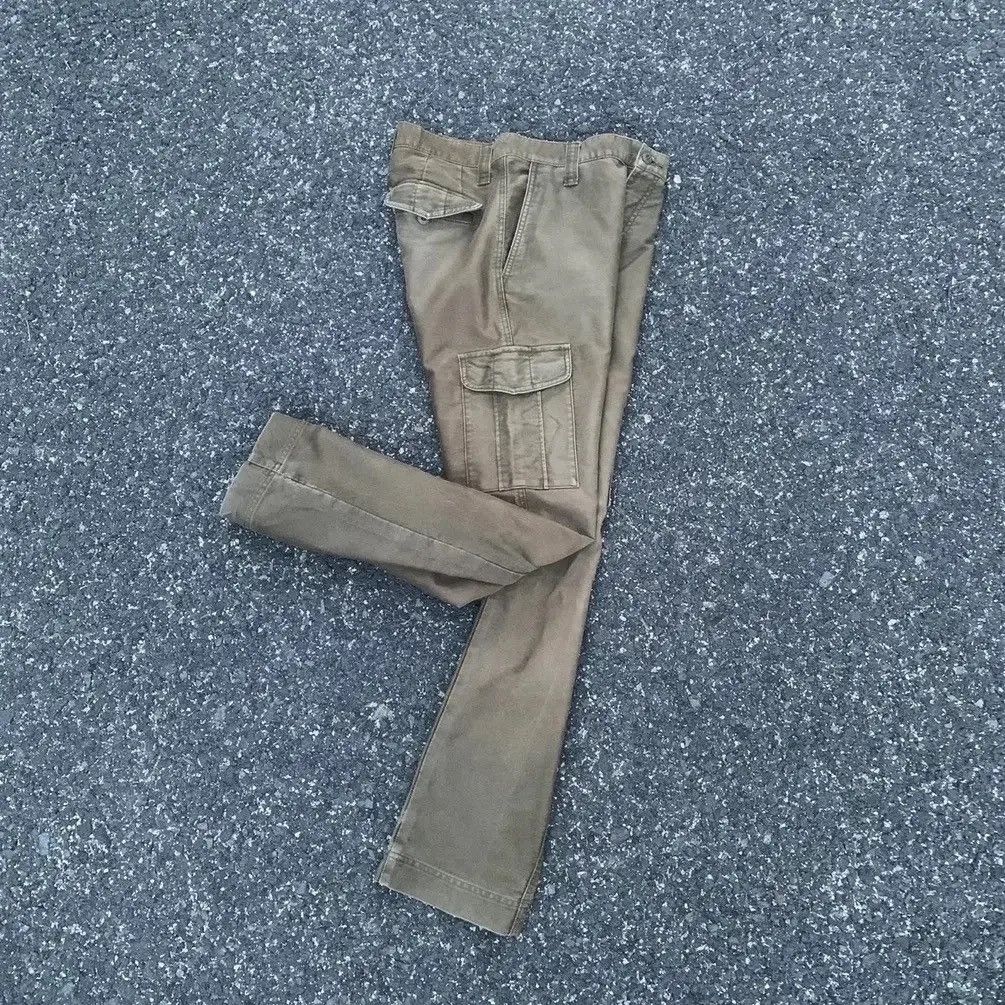 Japanese Brand 💥 Heavy Duty Global Work 31x31 Trousers Rugged Faded Cargo Size US 31 - 1 Thumbnail