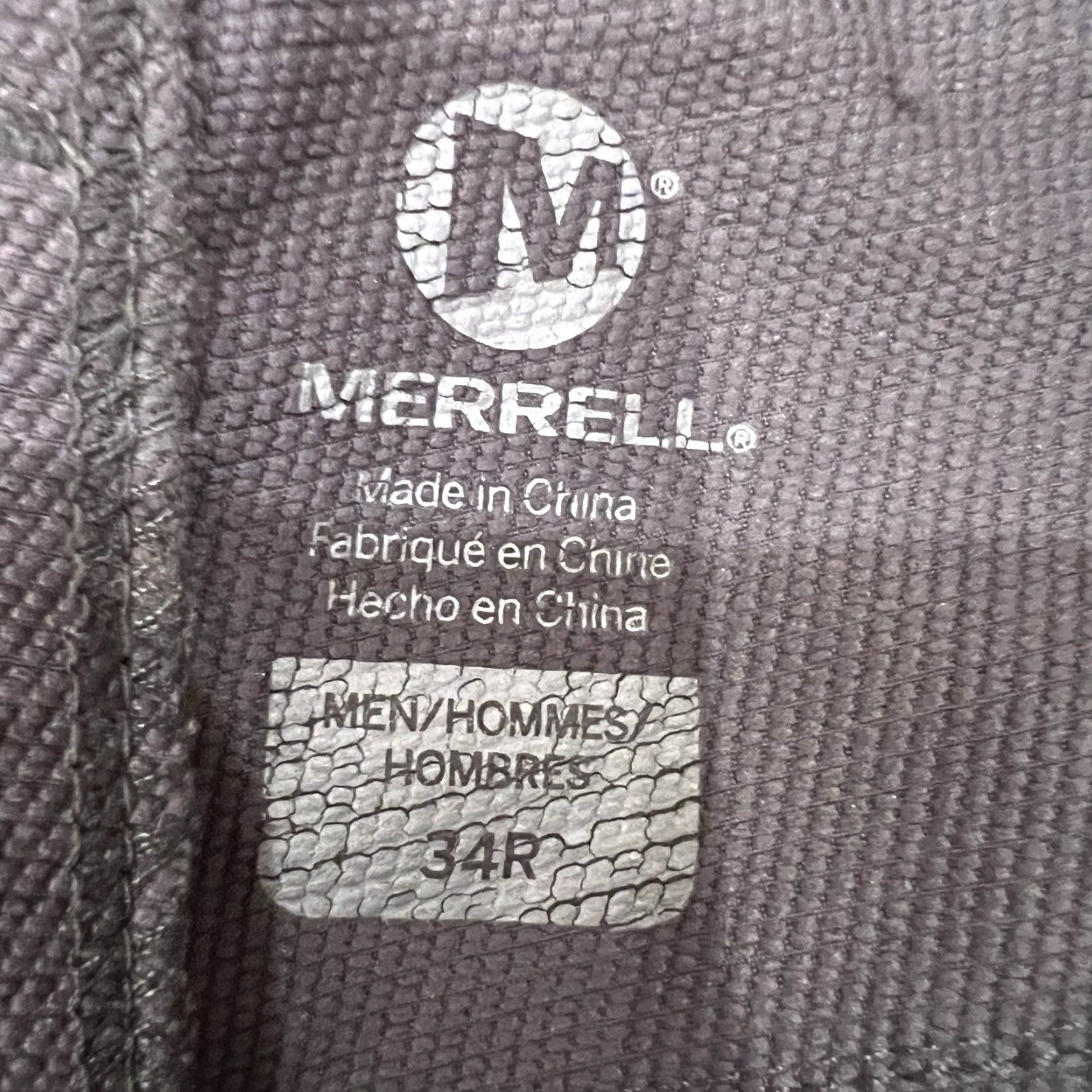 Merrell Merrell Men’s Cotton Chino Pants Size 34 Gray Outdoor Hiking Travel Straight Leg Size US 34 / EU 50 - 5 Thumbnail