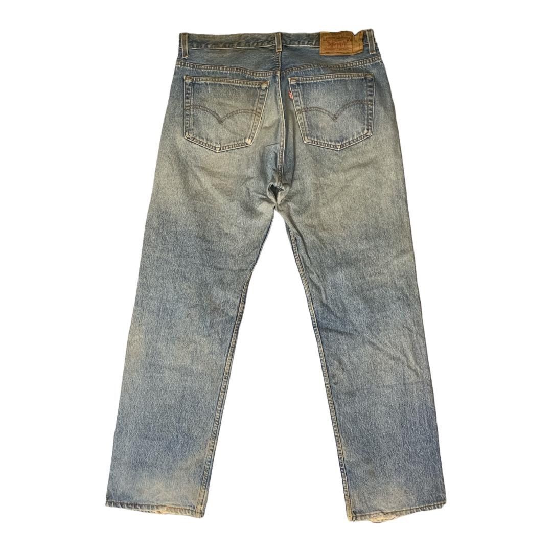 Levi's Vintage Clothing Vintage Levi’s 501xx Distressed Denim Size US 36 / EU 52 - 2 Thumbnail