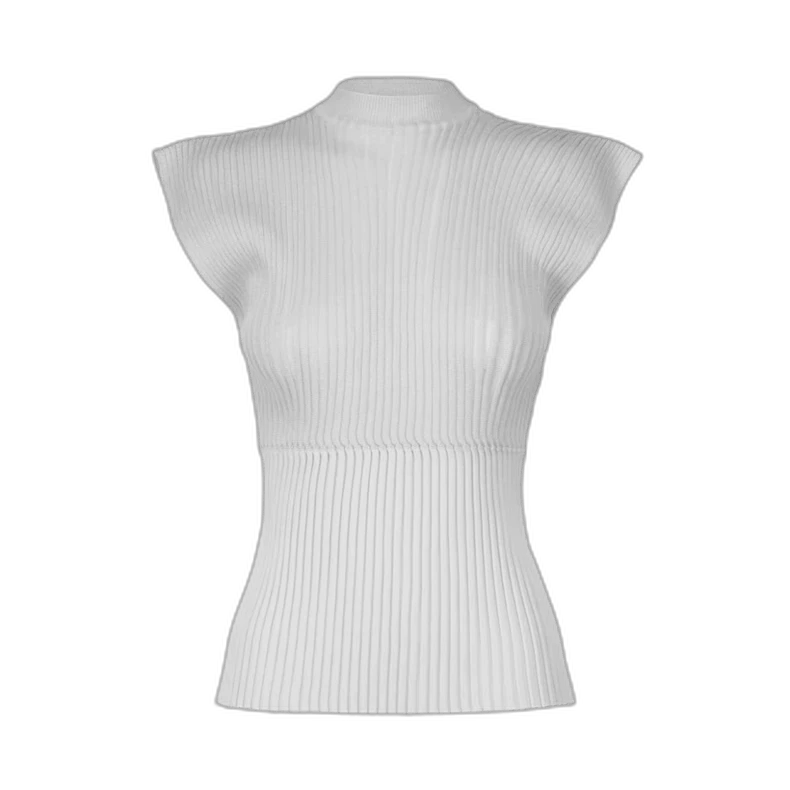 Issey Miyake Light Gray Seamless Knitted Top, Brand New-yf Size US M / EU 48-50 / 2 - 1 Thumbnail