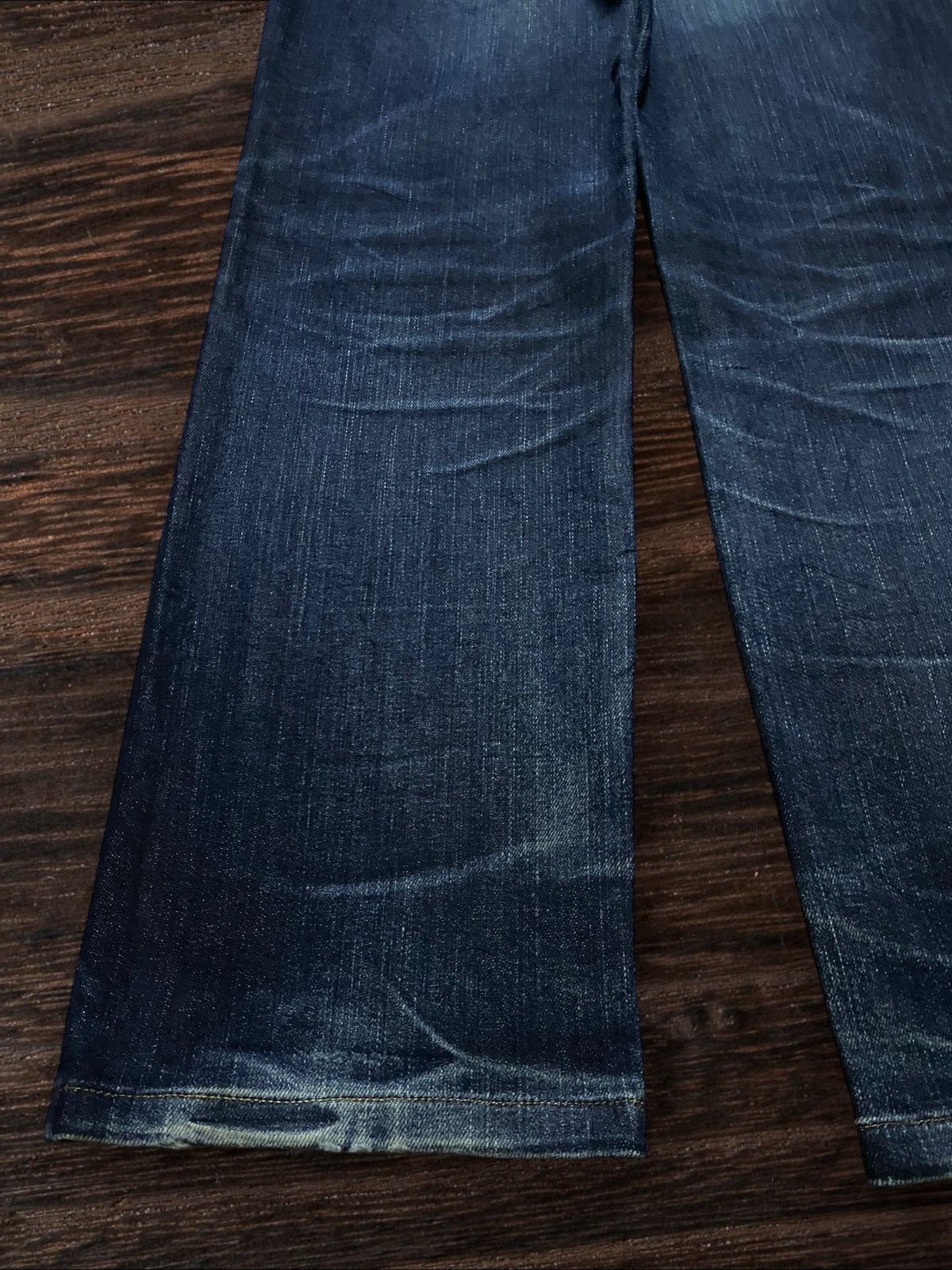 Jun Takahashi Vintage Japanese Brand Uniqlo Fade Wash Distressed Slim Jean Size US 30 / EU 46 - 7 Thumbnail