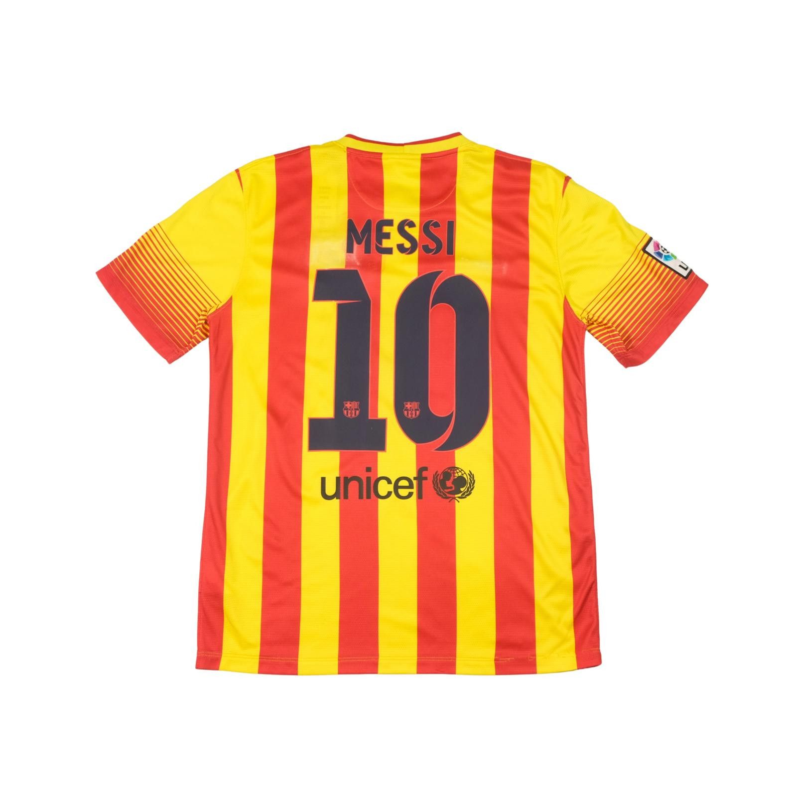 Nike 2013/14 Barcelona Away Shirt Messi (M) Size US M / EU 48-50 / 2 - 1 Thumbnail