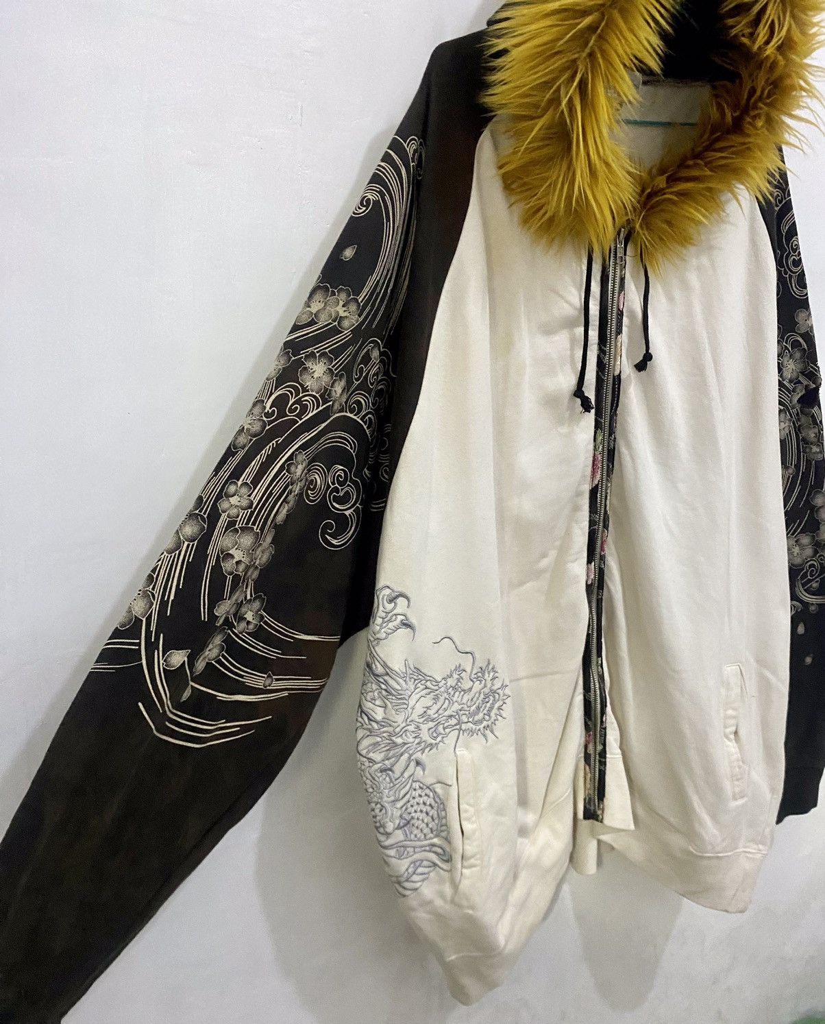 If Six Was Nine 💥Trashed💥Karakuri Tamashi Zipper Fur Hoodie LGB Style Size US XXL / EU 58 / 5 - 5 Thumbnail