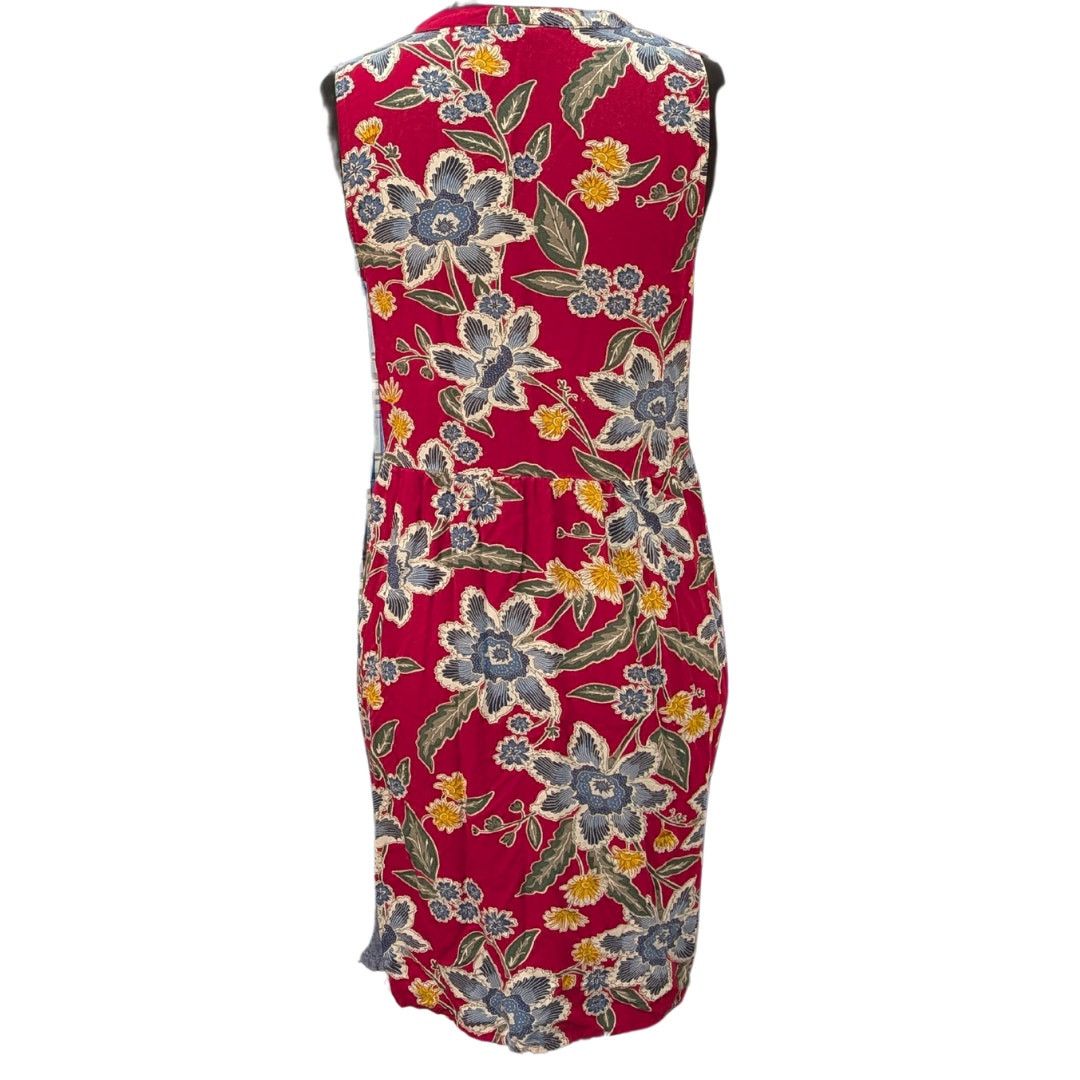 Old Navy Old Navy Floral Tent Dress with Tied Keyhole Neckline Size S / US 4 / IT 40 - 2 Thumbnail