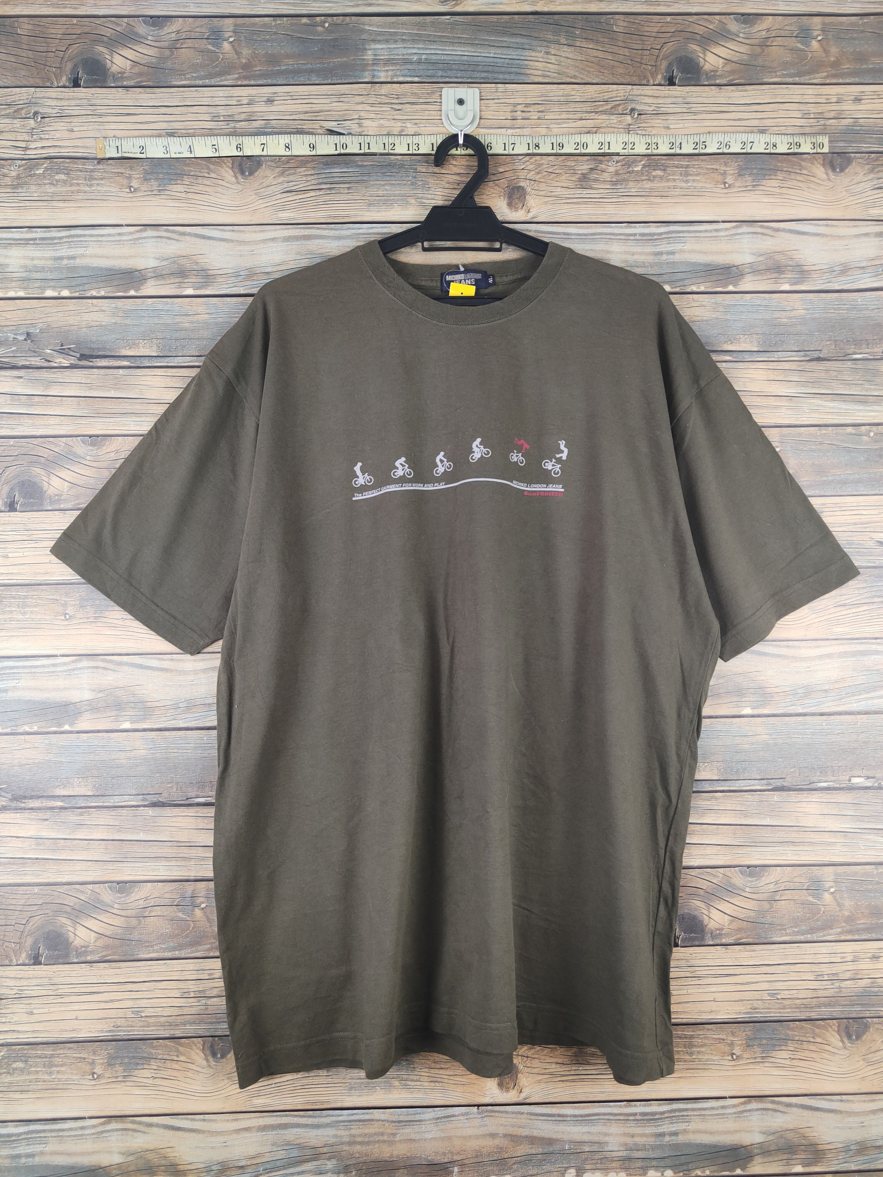 DL Michiko London Jeans Olive Short Sleeve T-shirt #2764