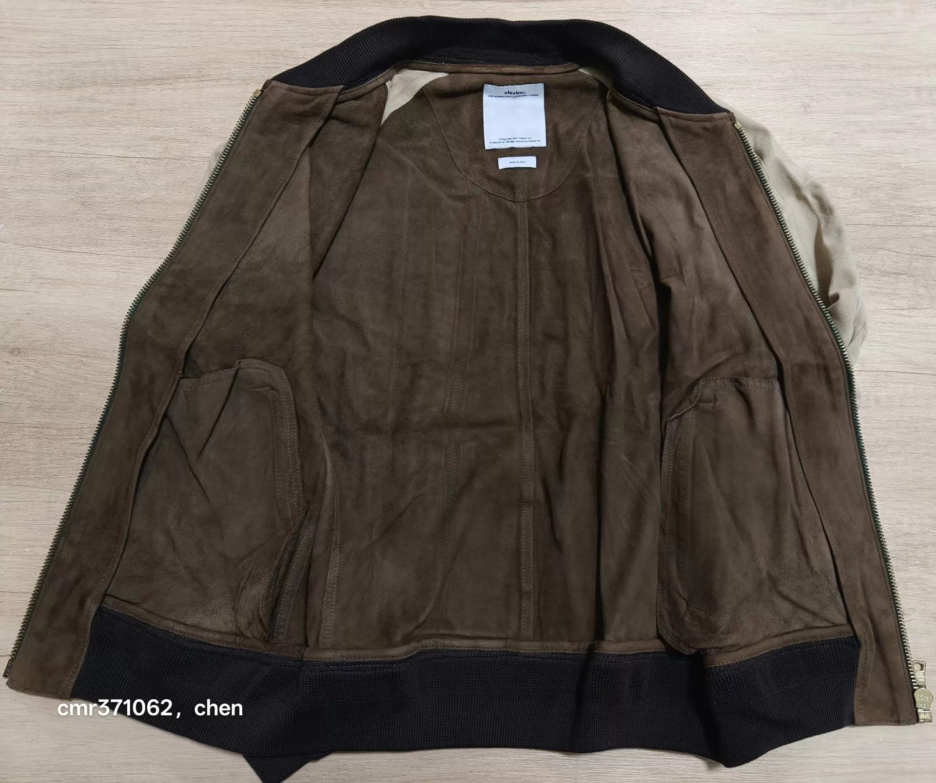 Visvim VISVIM 13SS VARSITY JKT Olive 1 SUEDE IT colorblocked Size US S / EU 44-46 / 1 - 5 Thumbnail