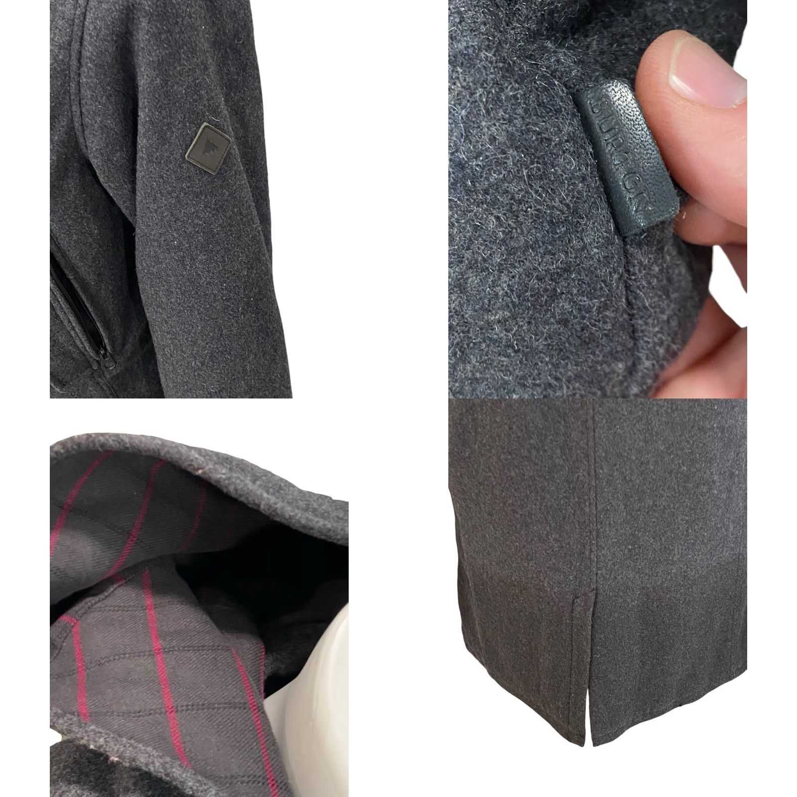 Burton Burton DryRide Women WB Stevie Jacket Wool Grey Hood Classic Size Large Size L / US 10 / IT 46 - 8 Thumbnail