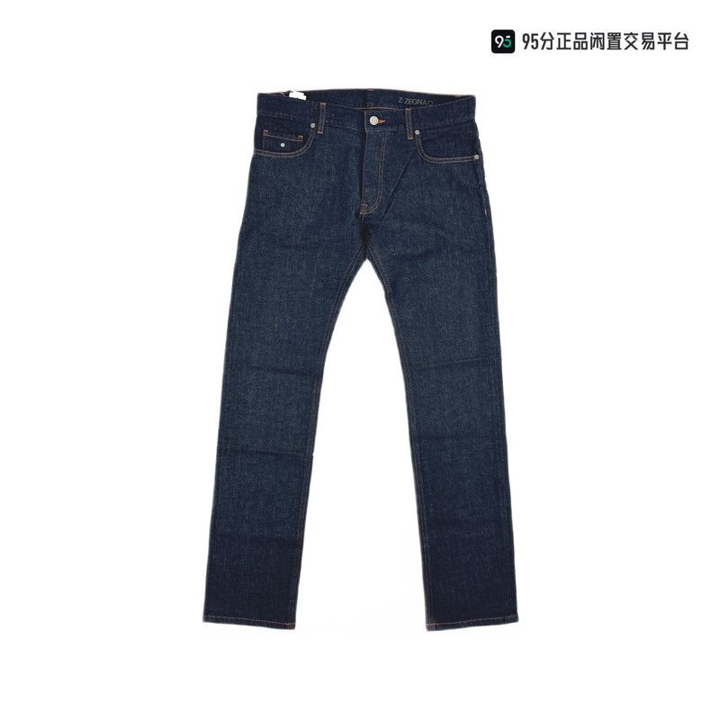 Ermenegildo Zegna Ermenegildo Zegna Solid Commuting Versatile Jeans Size US 31 - 1 Thumbnail