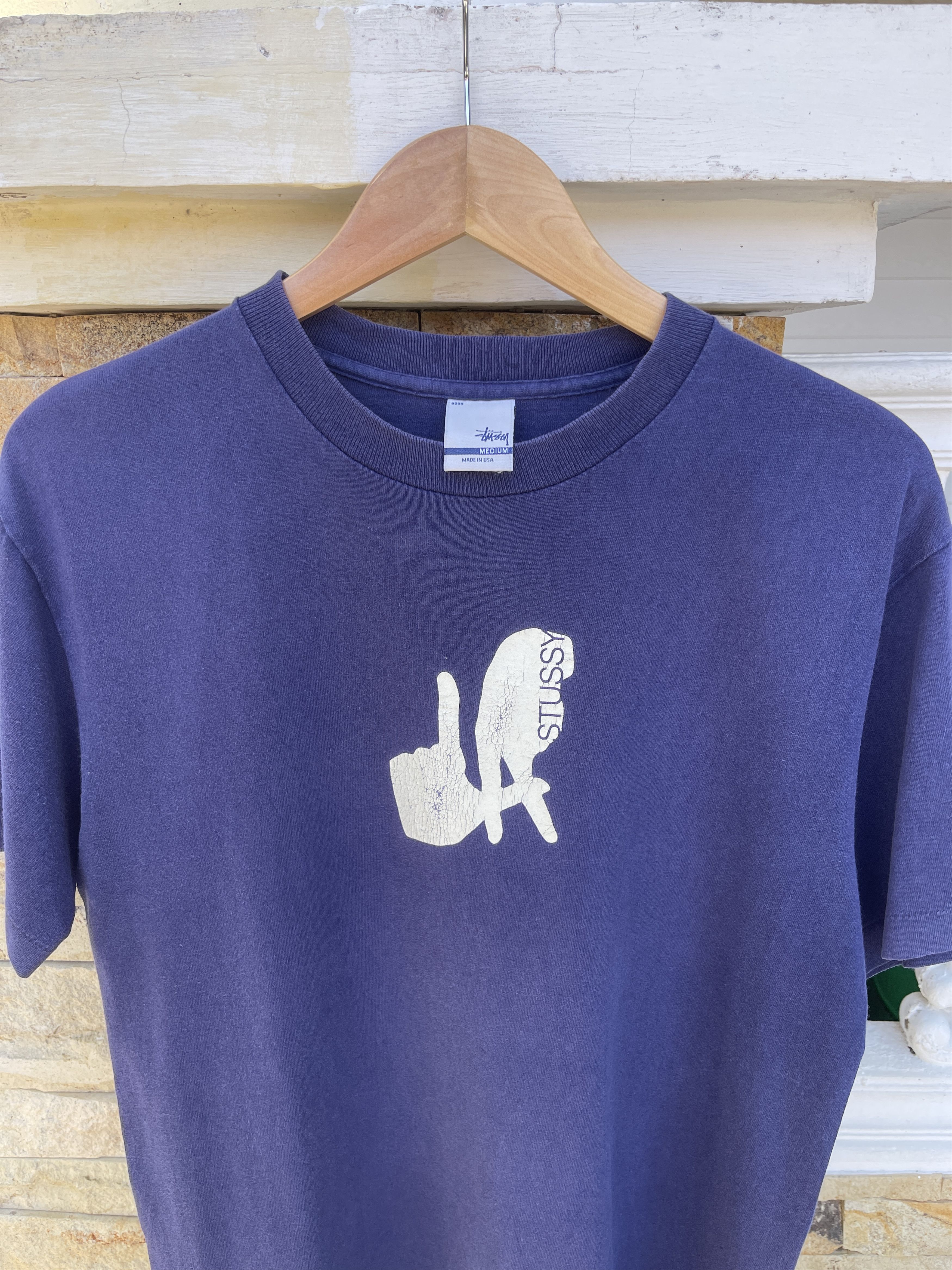Last Drop🔥Rare🔥Vintage 90s Stussy Los Angeles T-Shirt
