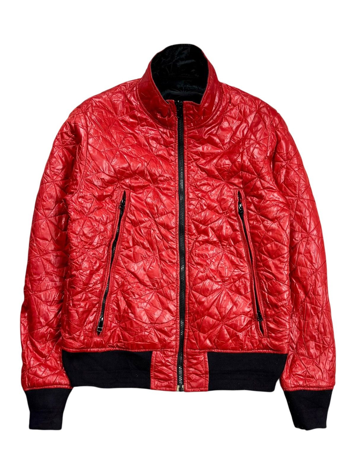 BUFFALO BOBS 2000s Takeo Kikuchi Jacquard Flower Reversible Jacket Size US M / EU 48-50 / 2 - 2 Thumbnail