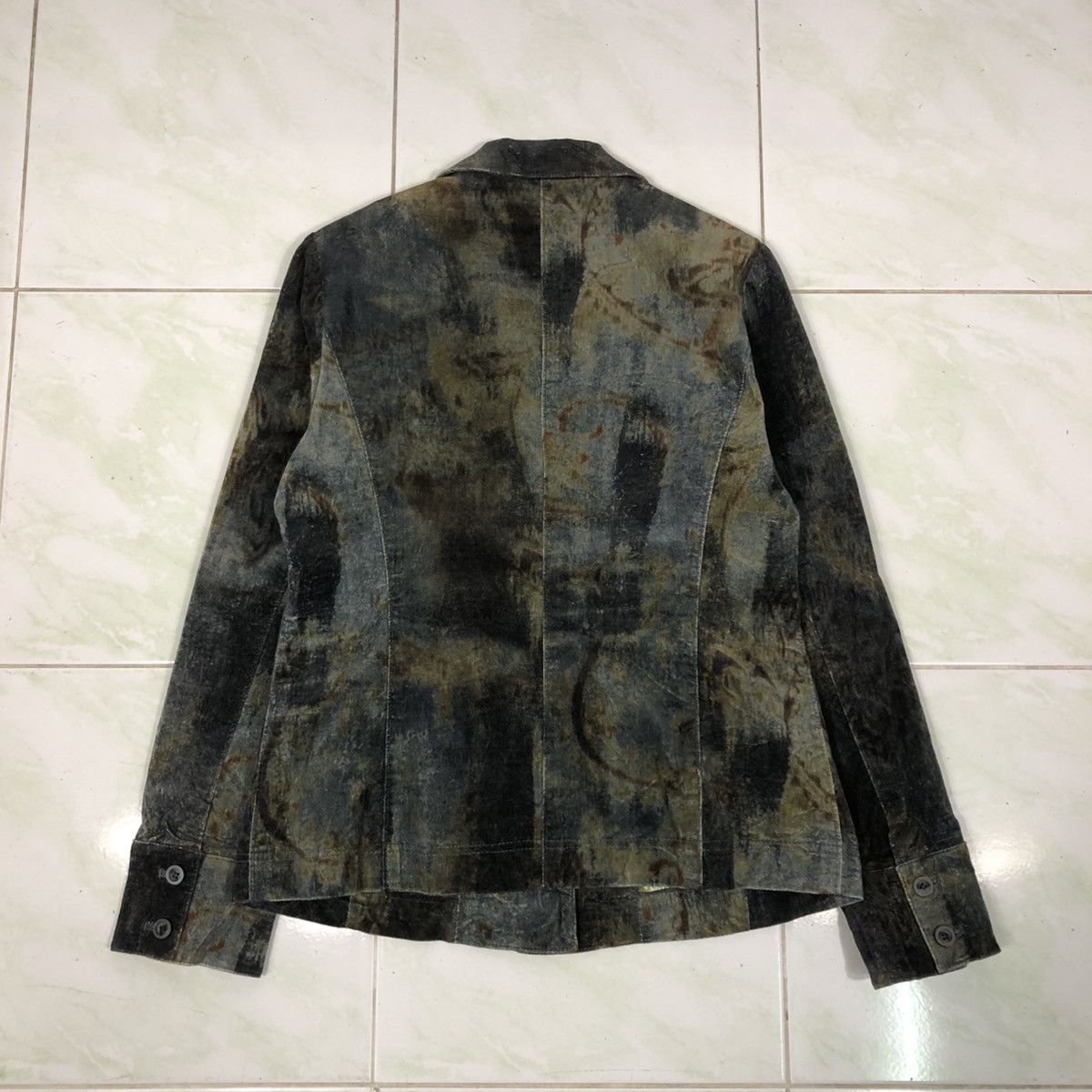 Japanese Brand 📌Vintage Suede Leather Jacket Montsoie Blanket Issey Miyake Size US M / EU 48-50 / 2 - 2 Thumbnail