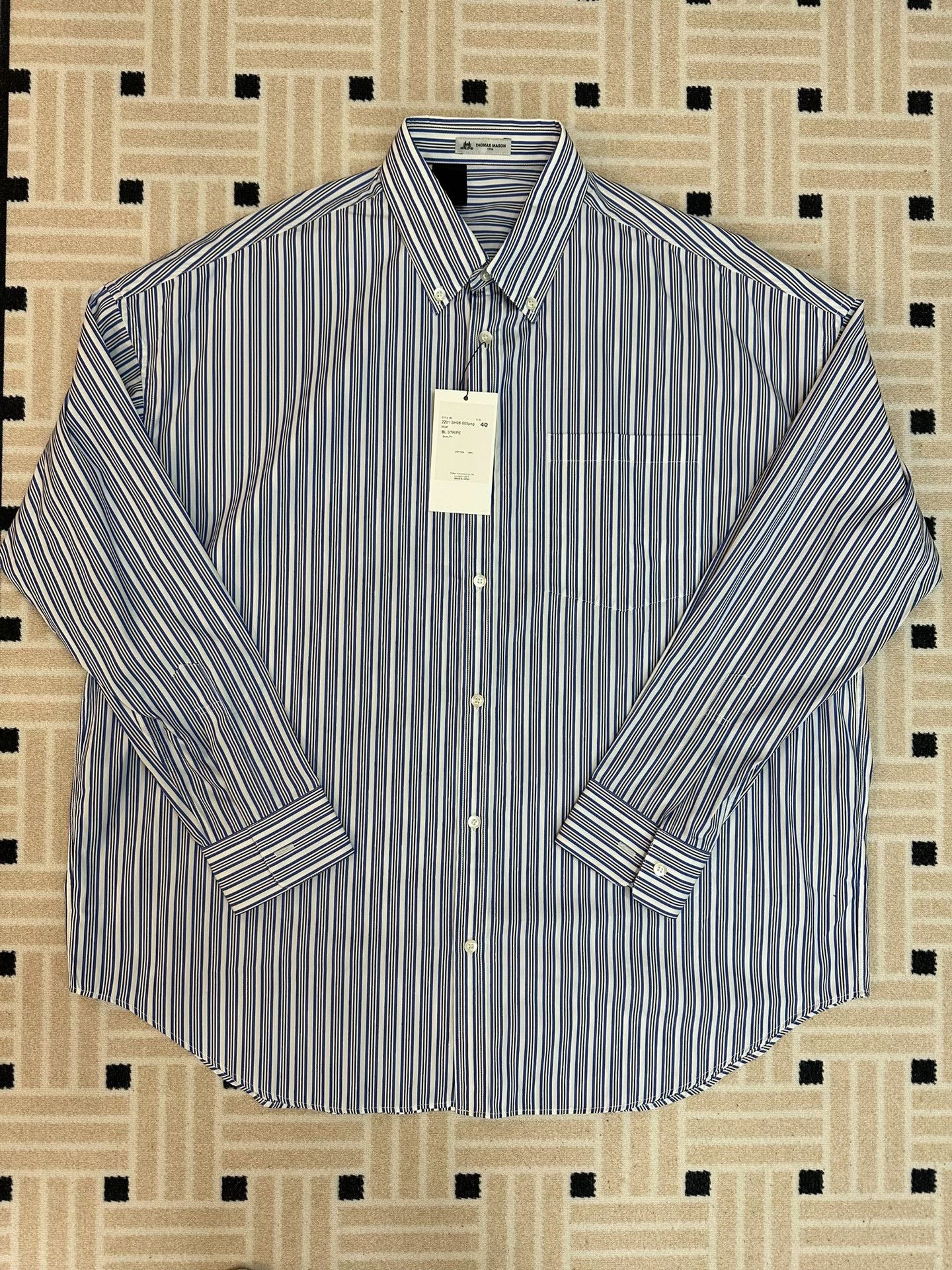 N.HOOLYWOOD x THOMAS MASON Striped Shirt