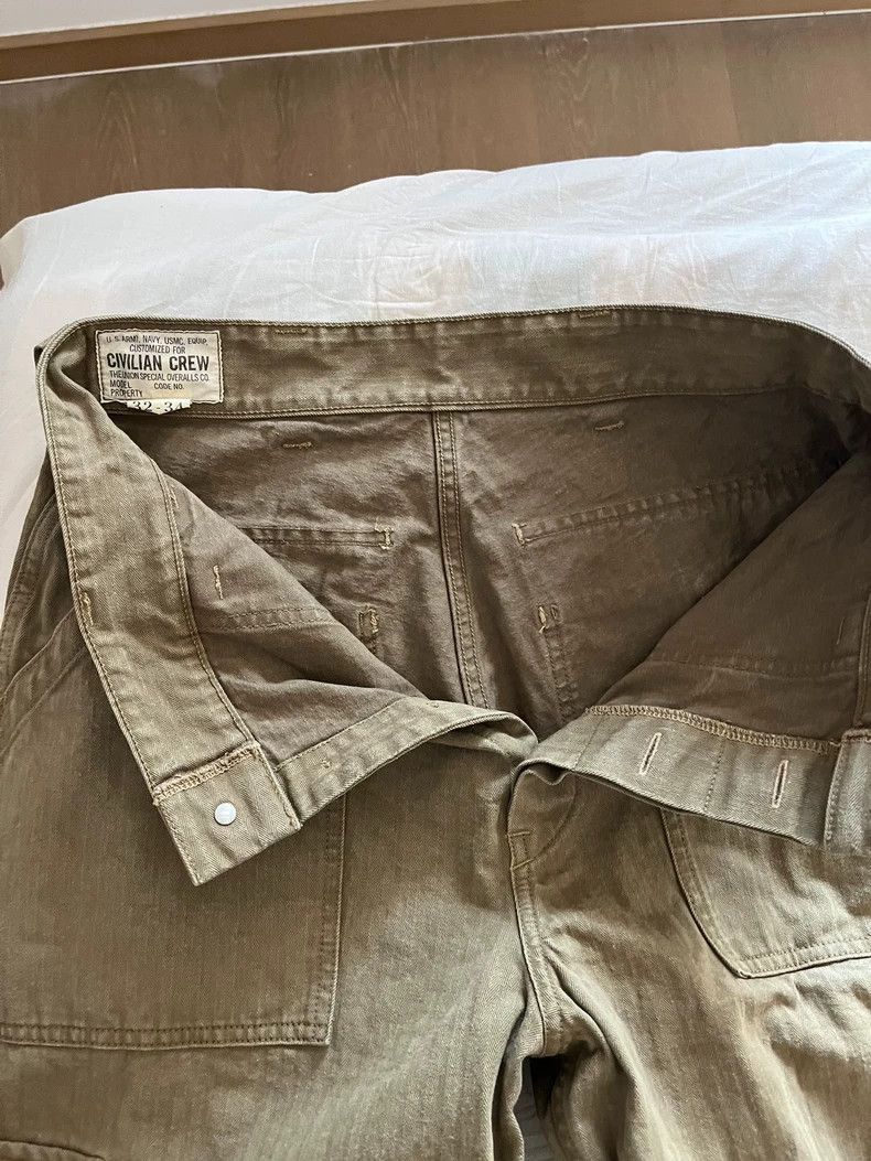 Freewheelers Freewheelers Combat Pants in Khaki Color-2506 Size US 32 / EU 48 - 3 Thumbnail