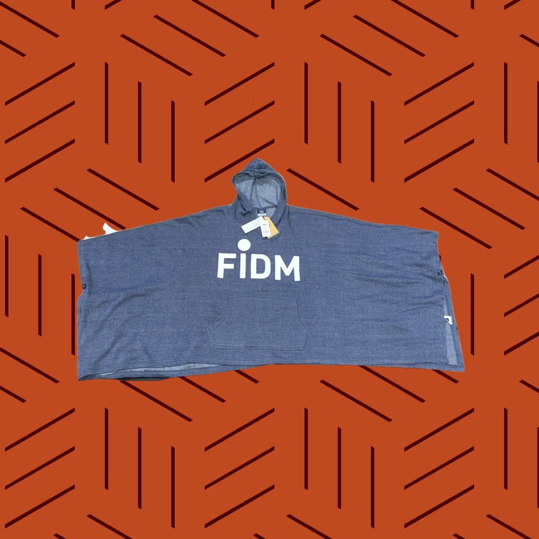Vintage VINTAGE Women’s FIDM Fashion Institute Of Design & Merch Sweatshirt Hoodie Shawl NWT Size ONE SIZE - 1 Thumbnail