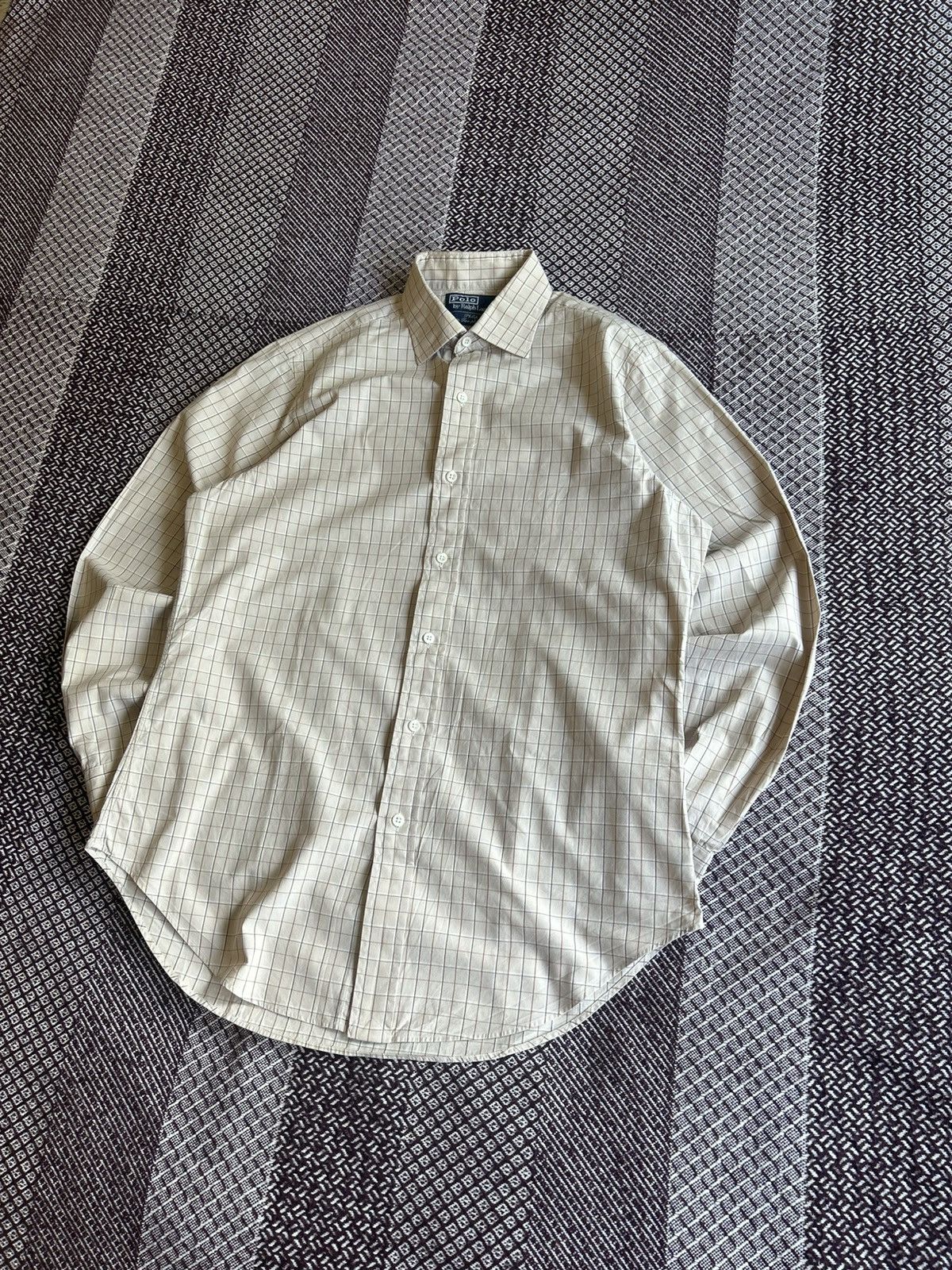 Polo Ralph Lauren Vintage Polo Ralph Lauren Two-ply Cotton Shirt Streetwear Size US S / EU 44-46 / 1 - 2 Thumbnail