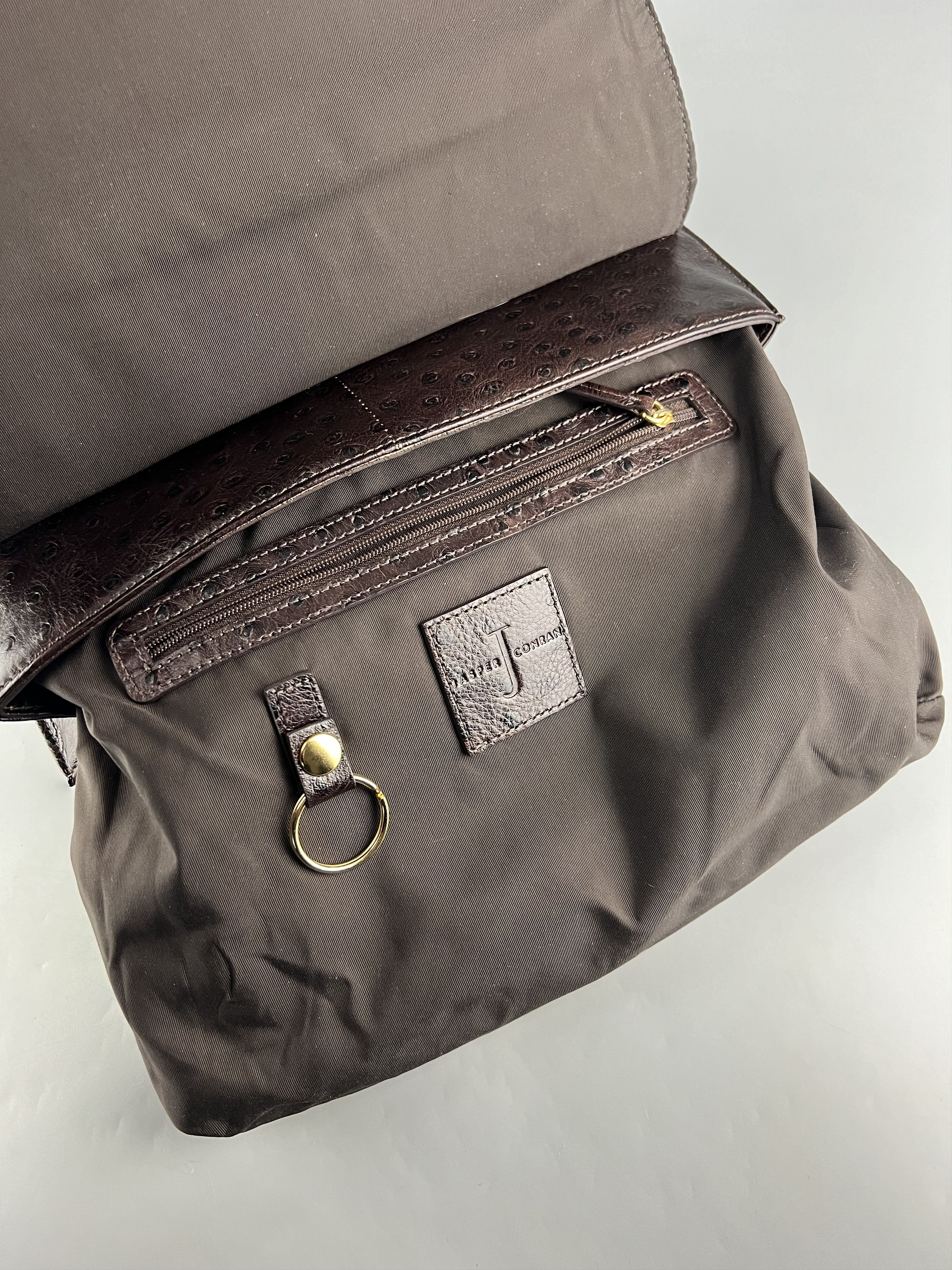 Jasper Conran × Leather Jasper Conran Brown Leather Shoulder Bag Size ONE SIZE - 8 Thumbnail