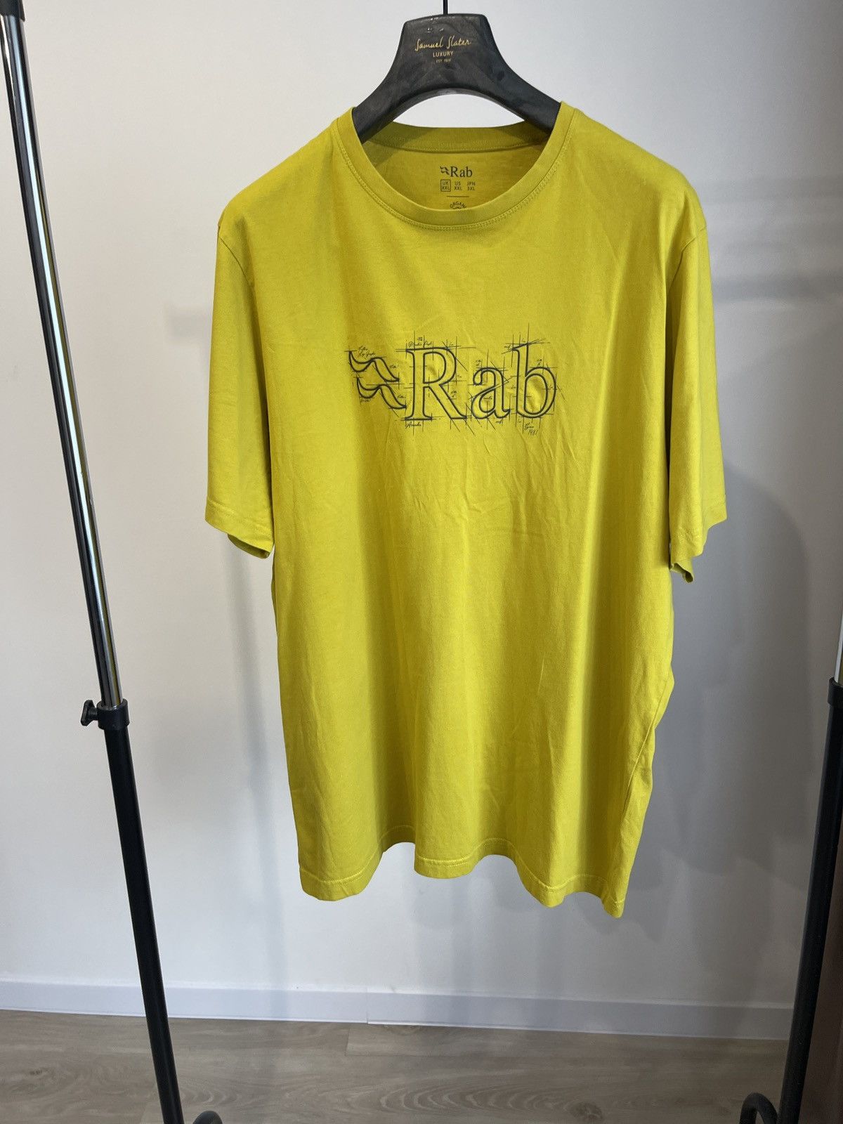 Rab Rab tee t-shirt yellow men’s XXL Size US XXL / EU 58 / 5 - 1 Thumbnail
