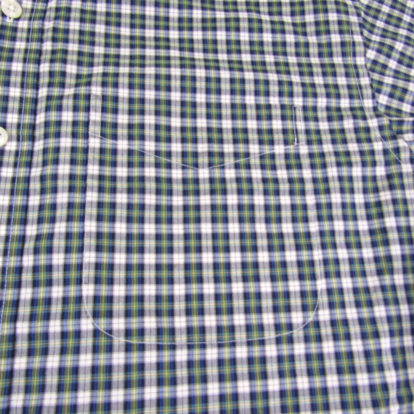 Vintage VINTAGE L.L. Bean Men's Short Sleeve Plaid Button-Up Shirt Casual Outdoor Travel Medium Blue Size US M / EU 48-50 / 2 - 3 Thumbnail