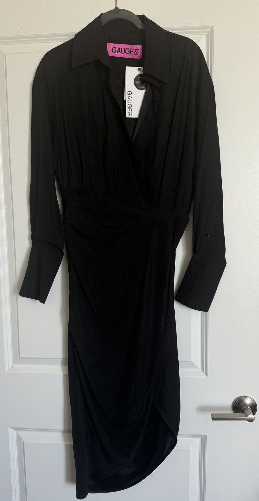 GAUGE81 GAUGE81 gathered-front shirt dress Size Medium Size M / US 6-8 / IT 42-44 - 3 Thumbnail