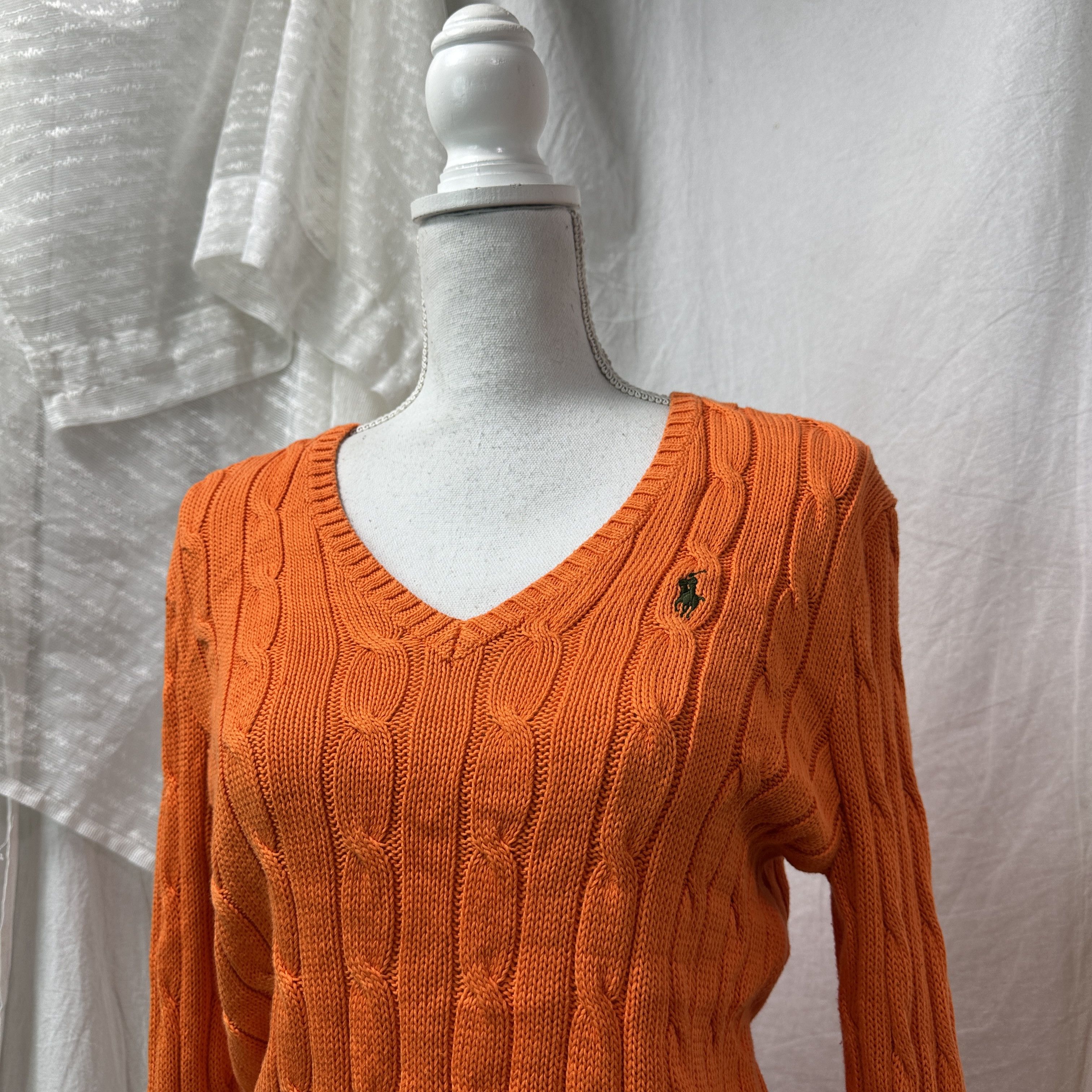Polo Ralph Lauren Vintage Cable Knitted Polo Ralph Lauren Sweater 00s Size M / US 6-8 / IT 42-44 - 7 Thumbnail