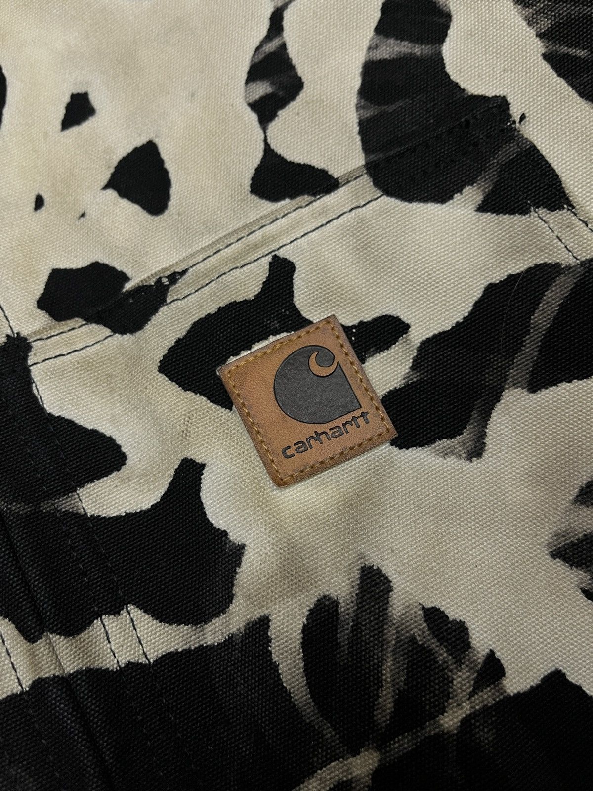 Carhartt Vintage Custom Carhartt Reworked Detroit Jacket Patchwork Size US XL / EU 56 / 4 - 8 Thumbnail