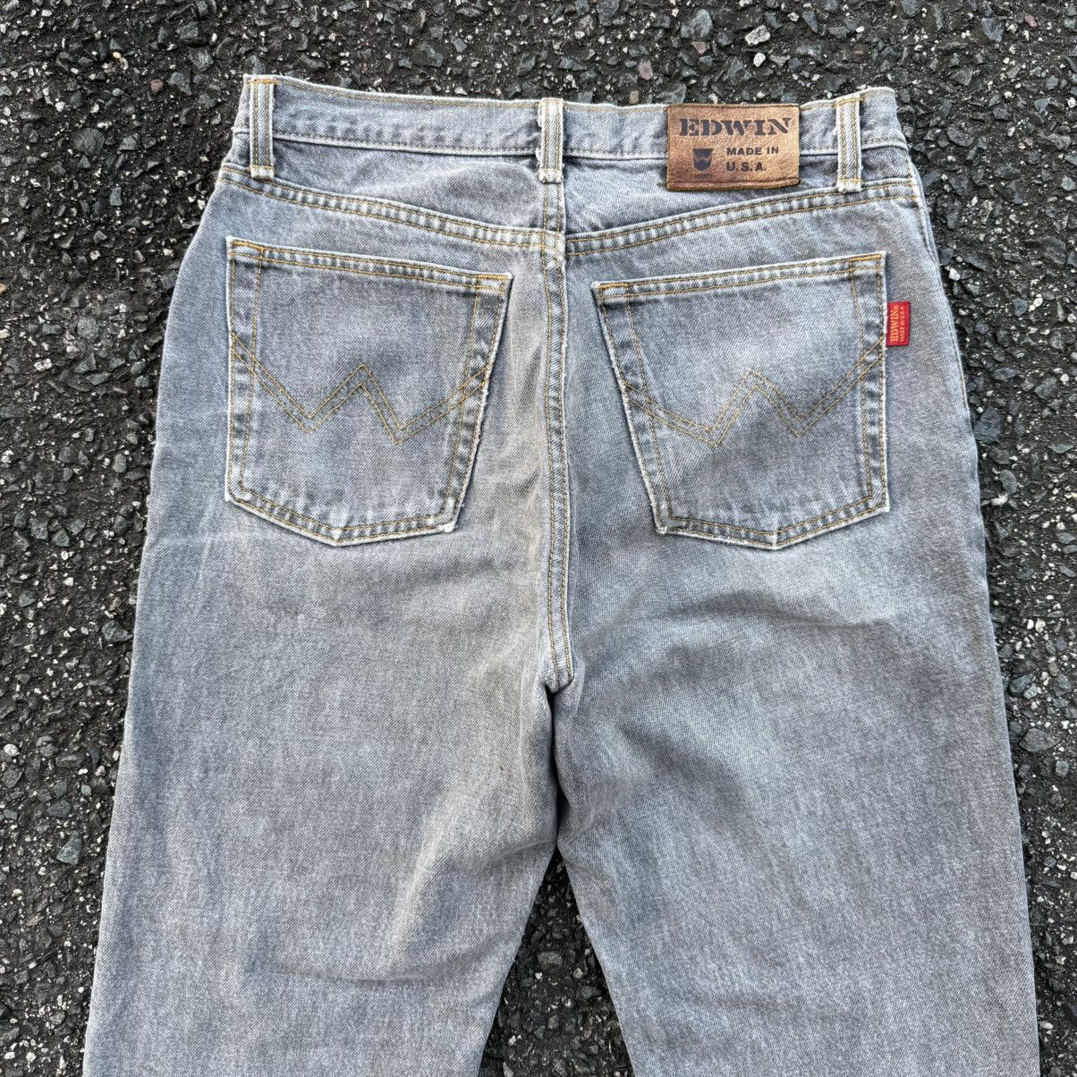 Edwin VINTAGE EDWIN USA FADED BLACK JEAN DENIM PANTS Size US 32 / EU 48 - 10 Thumbnail