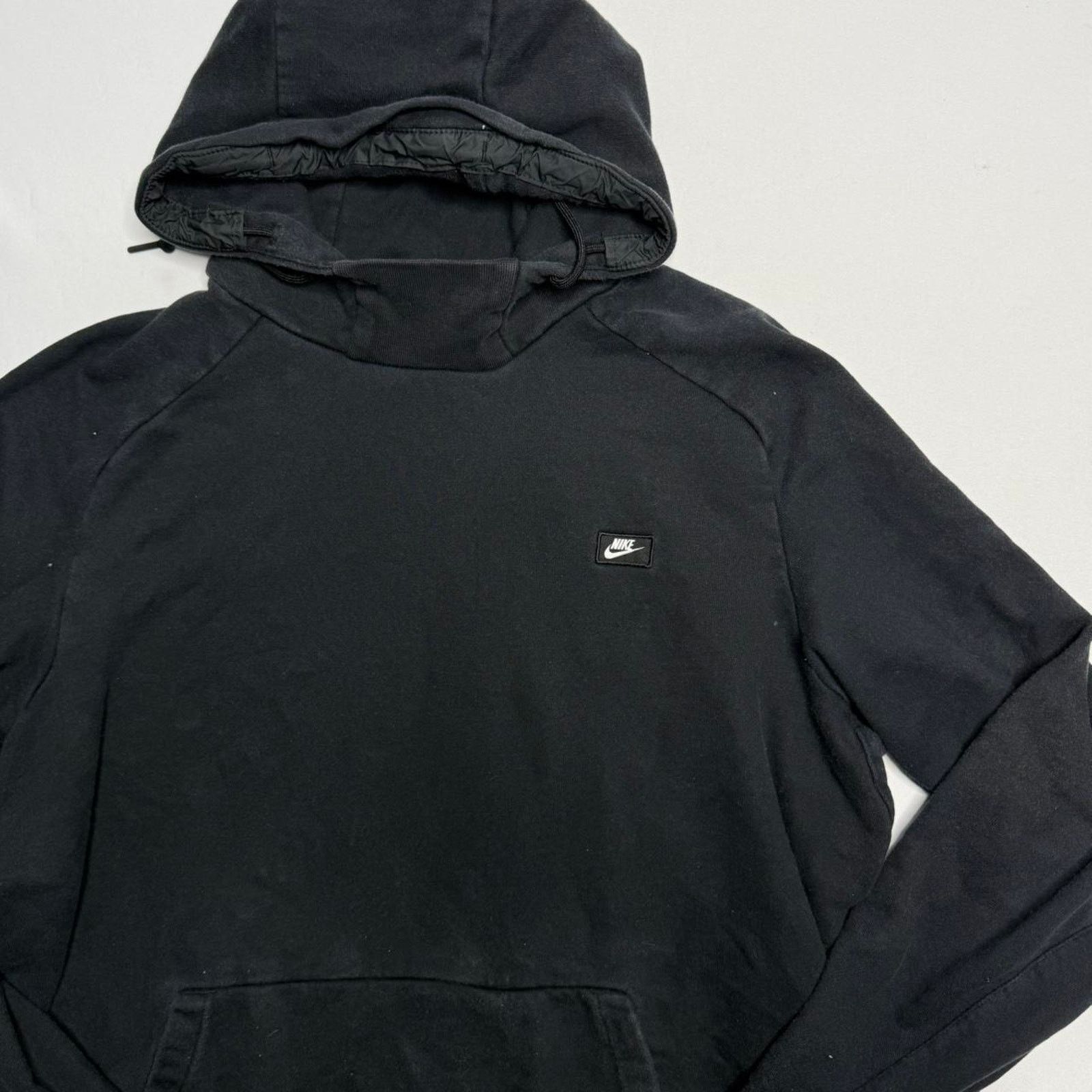 Nike Vintage Nike Black Hoodie Embroidered Logo Size XXL Size XXL / US 16-18 / IT 52-54 - 3 Thumbnail