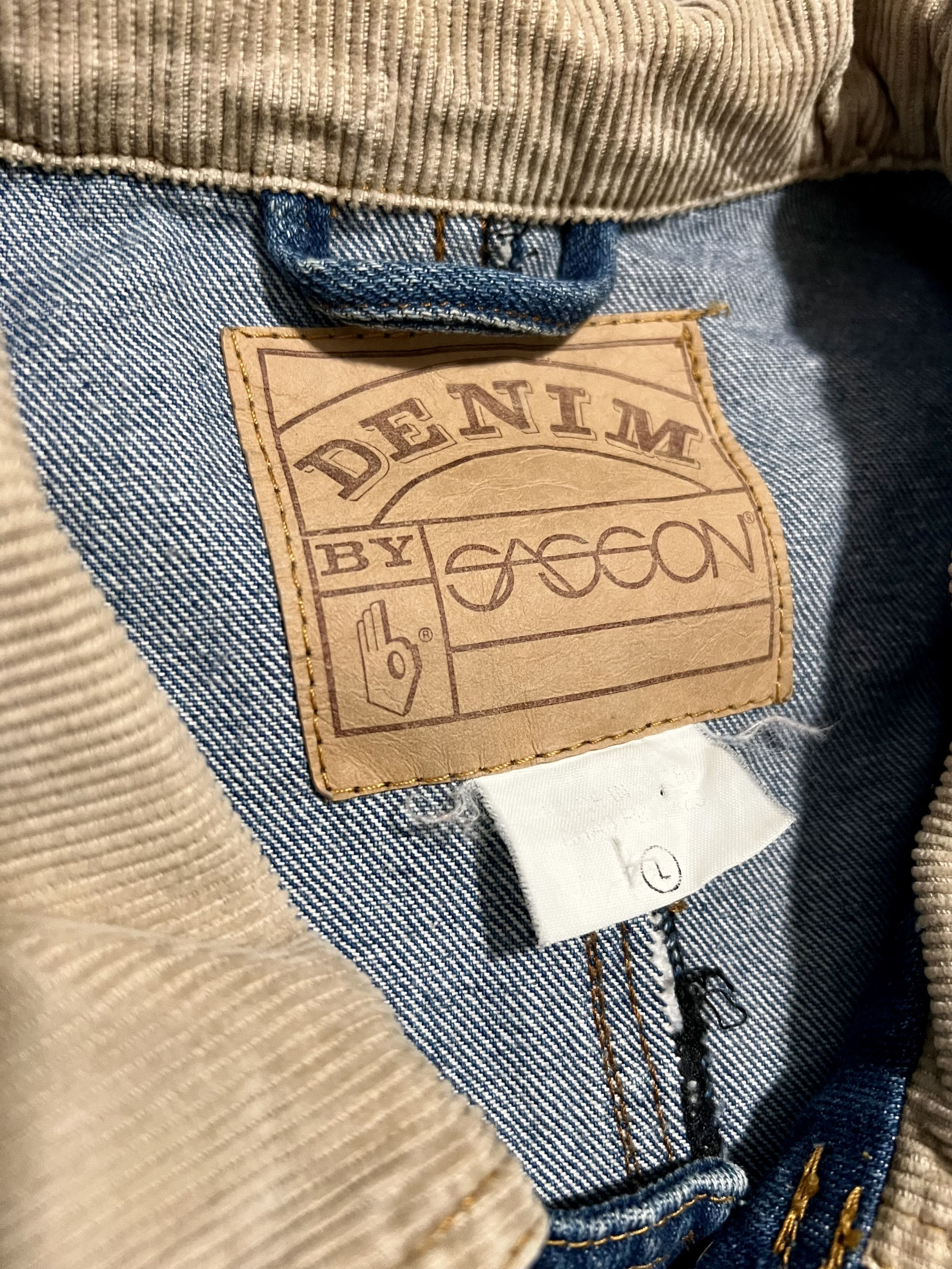 Other Sasson Denim Corduroy Button Up Vintage 90s/Y2K Jacket Size US L / EU 52-54 / 3 - 5 Thumbnail