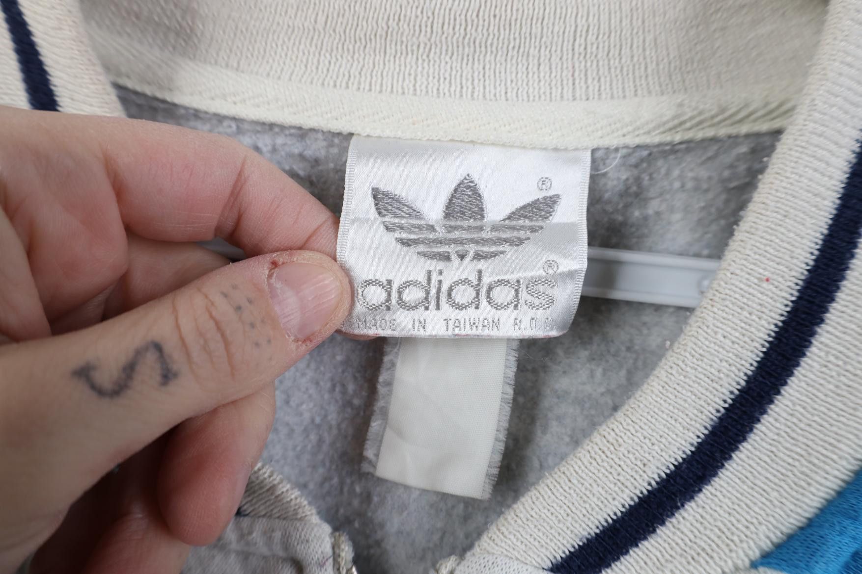 Adidas Vintage 80s 90s Adidas Run DMC Track Jacket Soccer Size US M / EU 48-50 / 2 - 12 Thumbnail