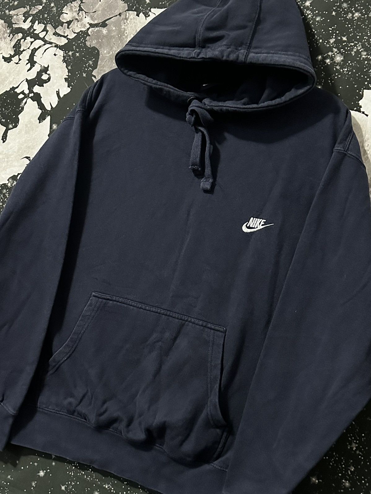 Nike Nike Mens Navy Pullover Hoodie Size US L / EU 52-54 / 3 - 2 Thumbnail
